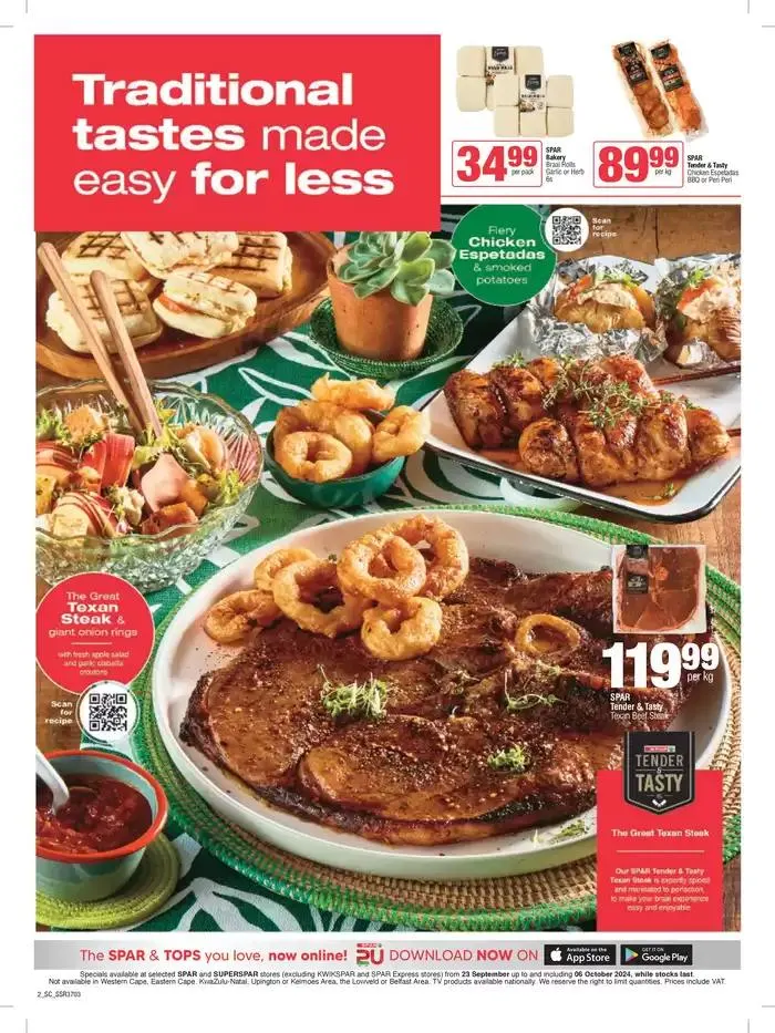 Specials Spar from 23 September to 6 October 2024 - Catalogue Page 2