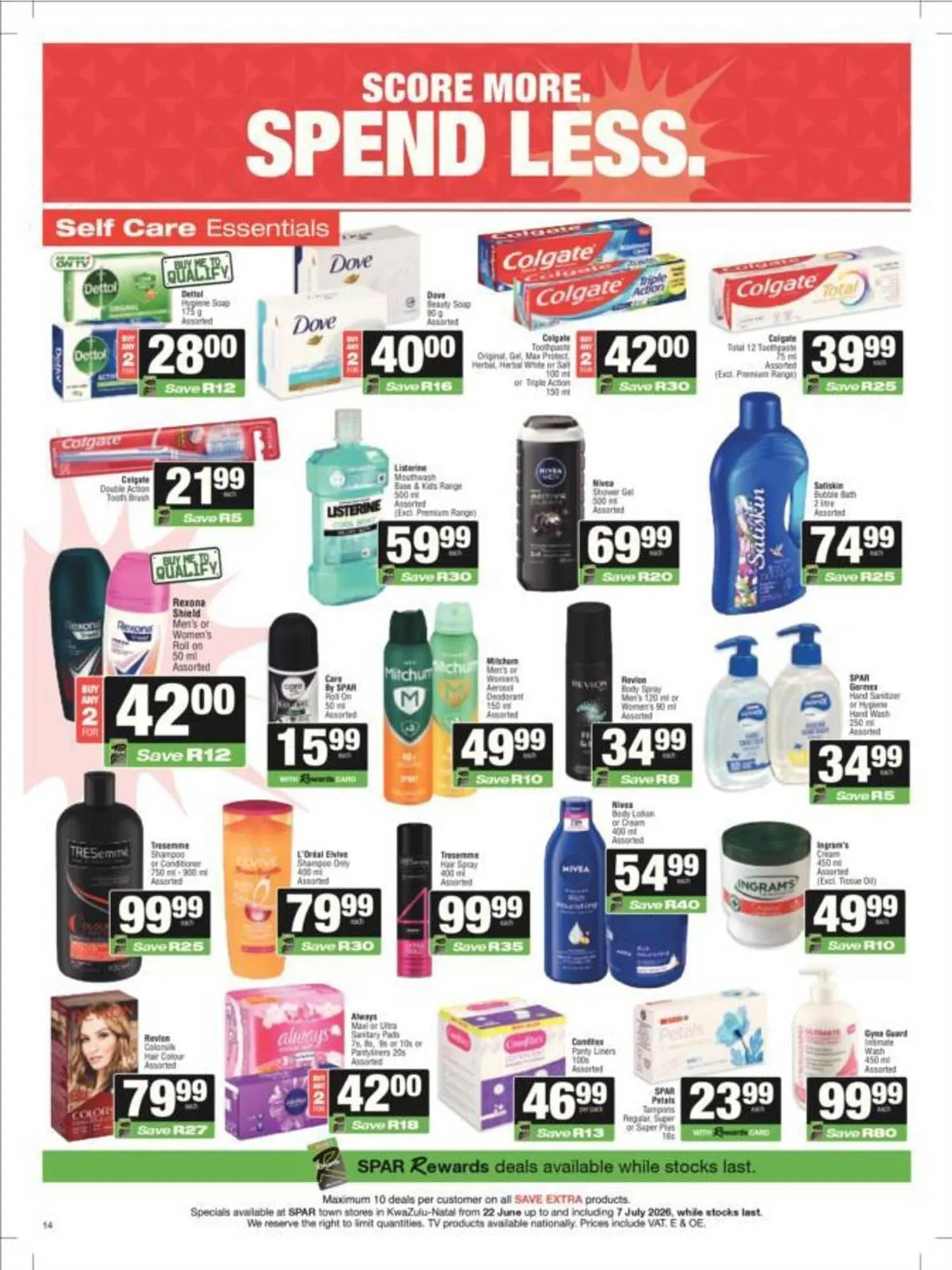 Spar catalogue from 22 June to 7 July 2026 - Catalogue Page 14