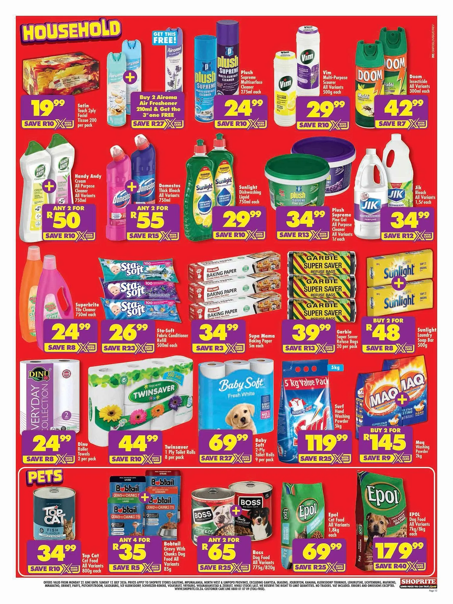 Shoprite catalogue from 22 June to 12 July 2026 - Catalogue Page 10