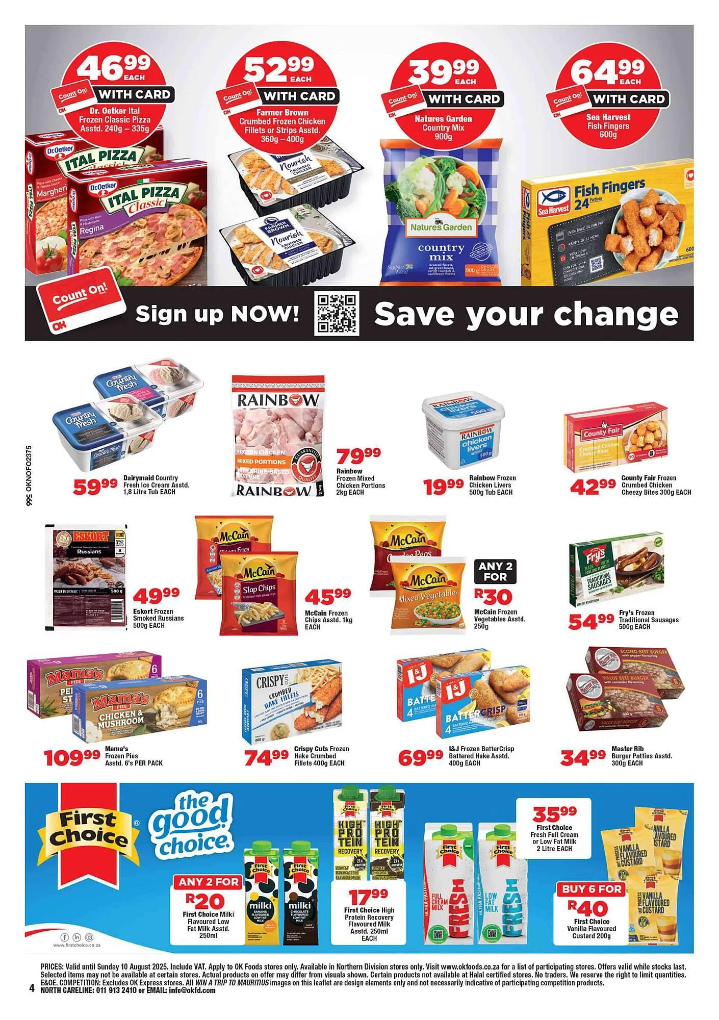 OK Foods catalogue from 23 July to 10 August 2025 - Catalogue Page 4