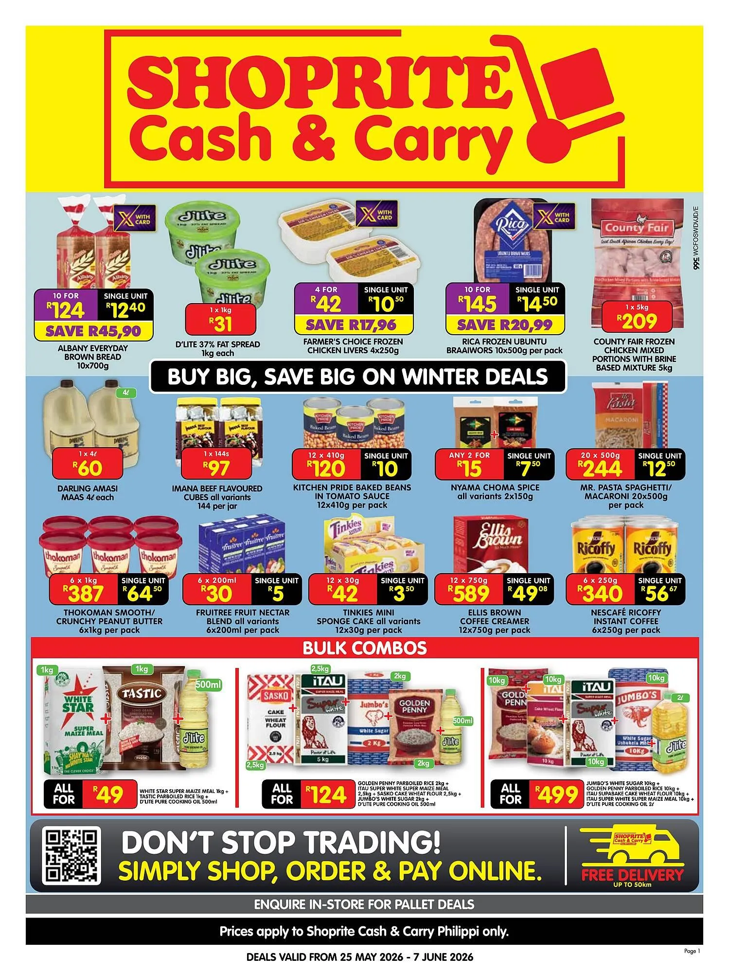 Shoprite catalogue from 25 May to 7 June 2026 - Catalogue Page 1