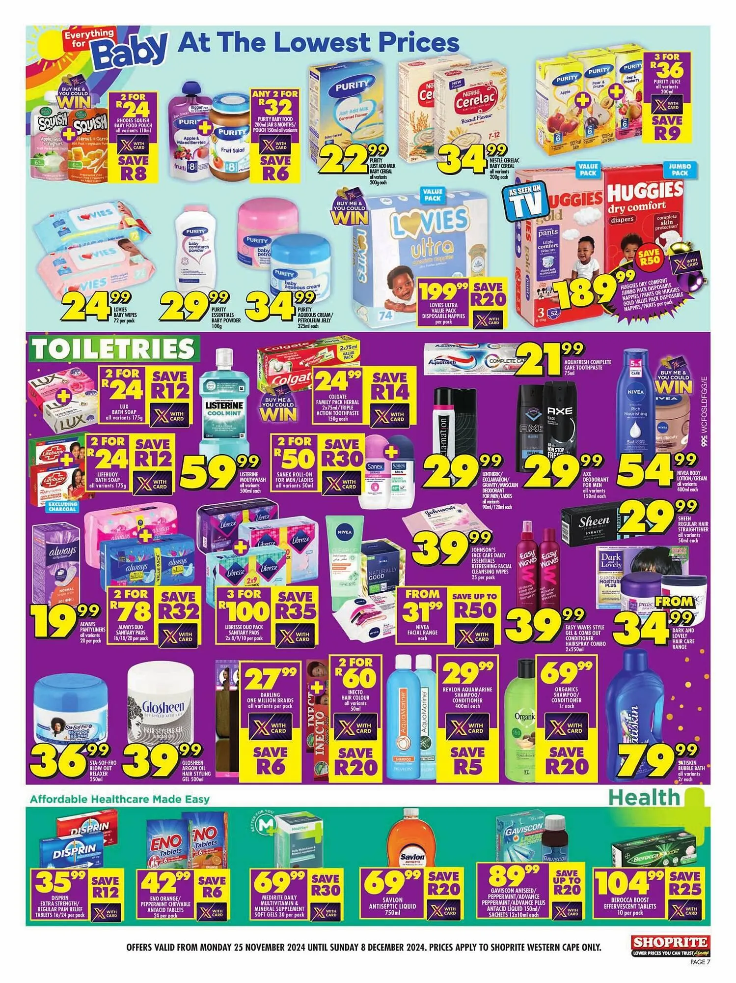 Shoprite catalogue from 25 November to 8 December 2024 - Catalogue Page 7