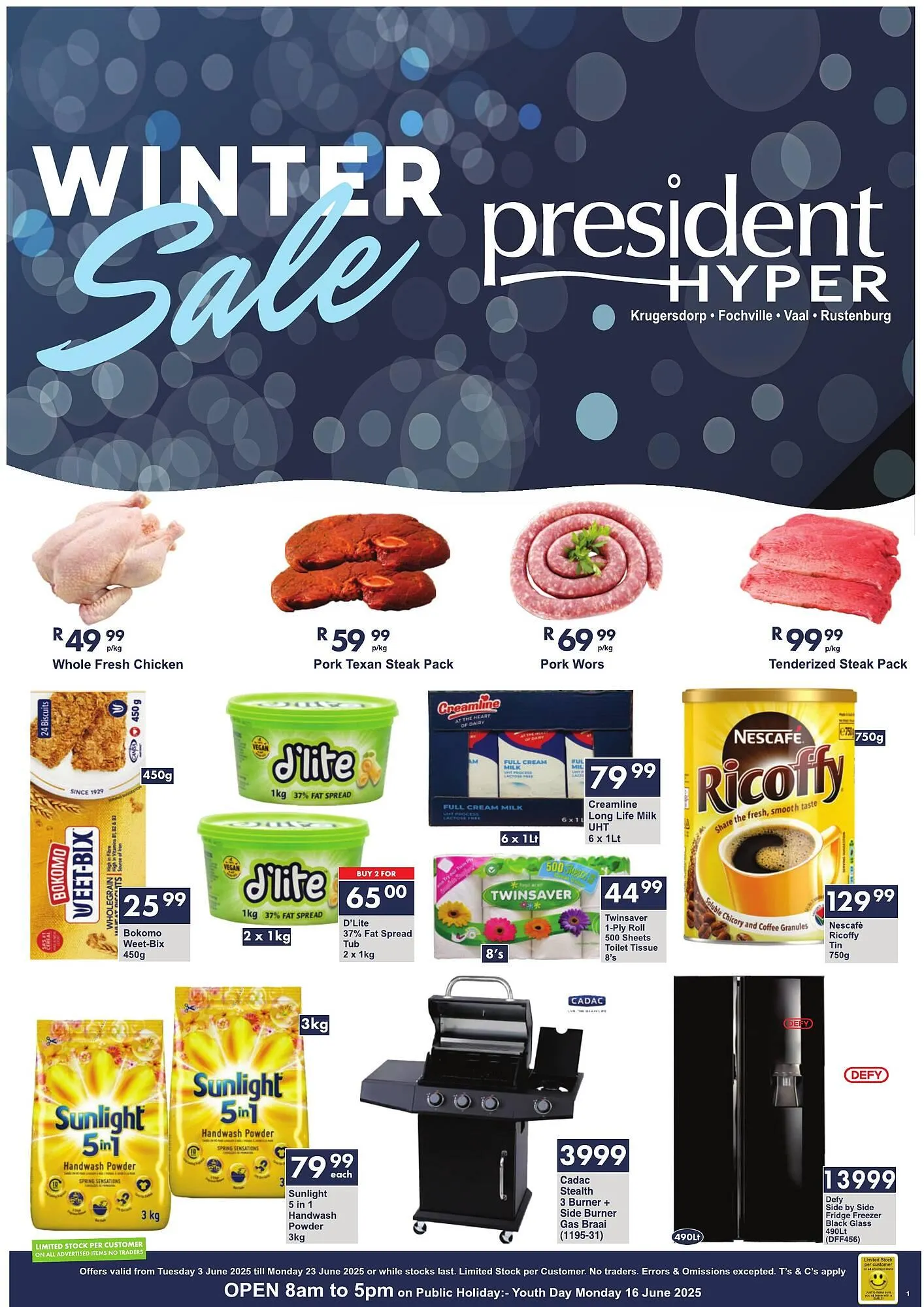 President Hyper catalogue from 3 June to 23 June 2025 - Catalogue Page 1