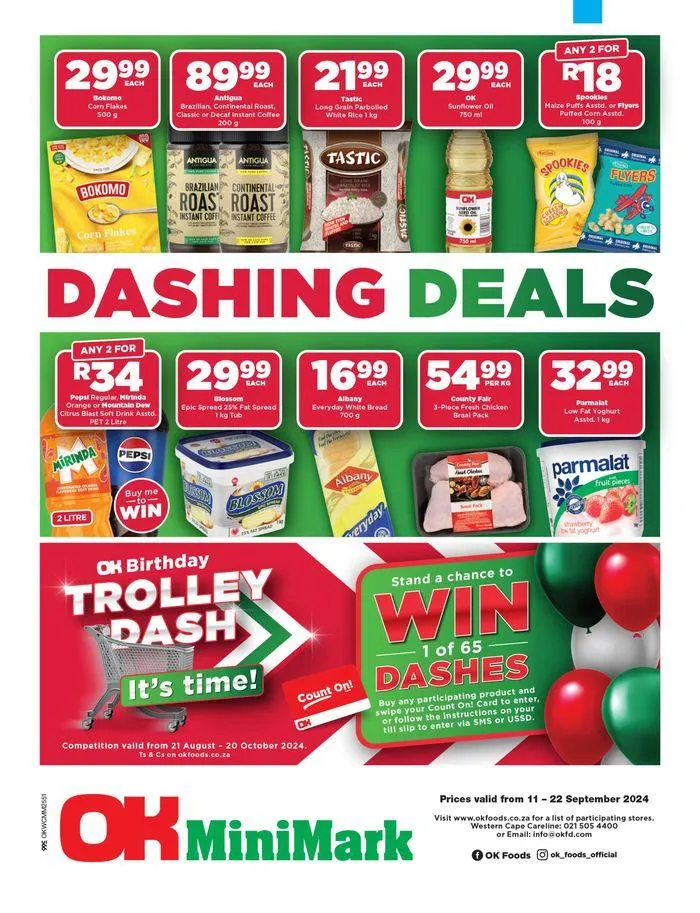 OK MiniMark weekly specials from 11 September to 22 September 2024 - Catalogue Page 1
