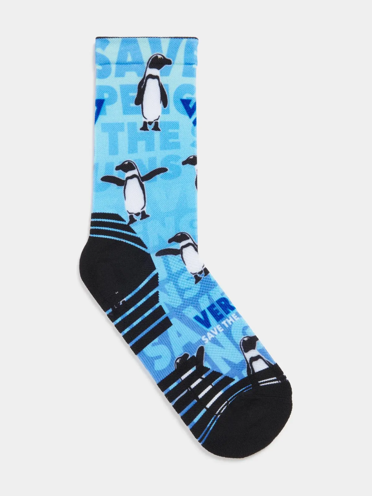Versus Penguin Print Active Crew Socks