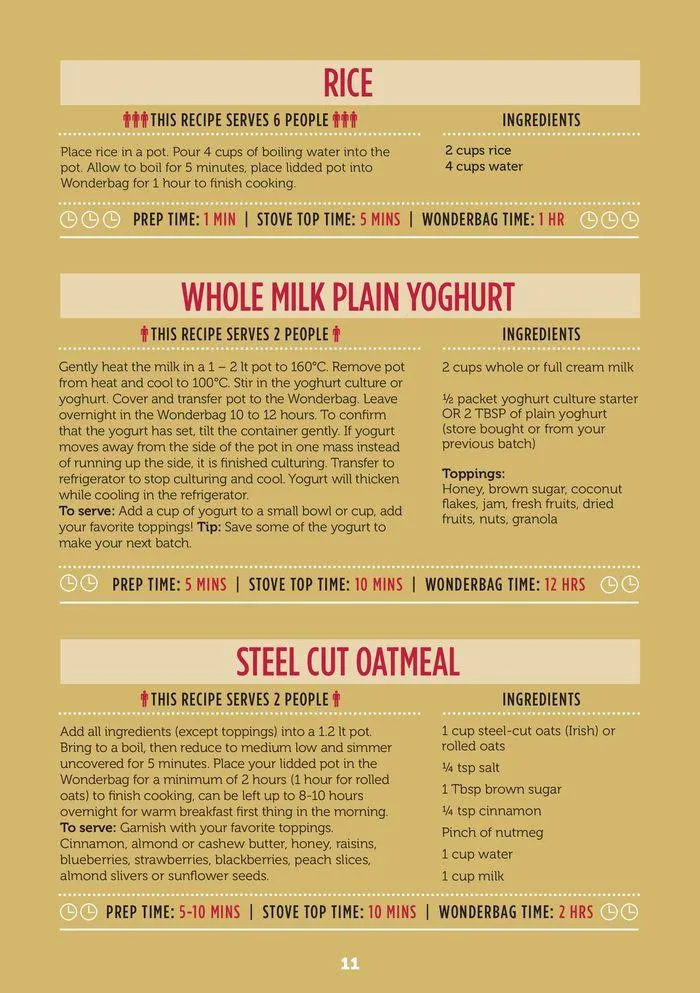 Wonderbag Recipe Book from 8 January to 30 June 2024 - Catalogue Page 12