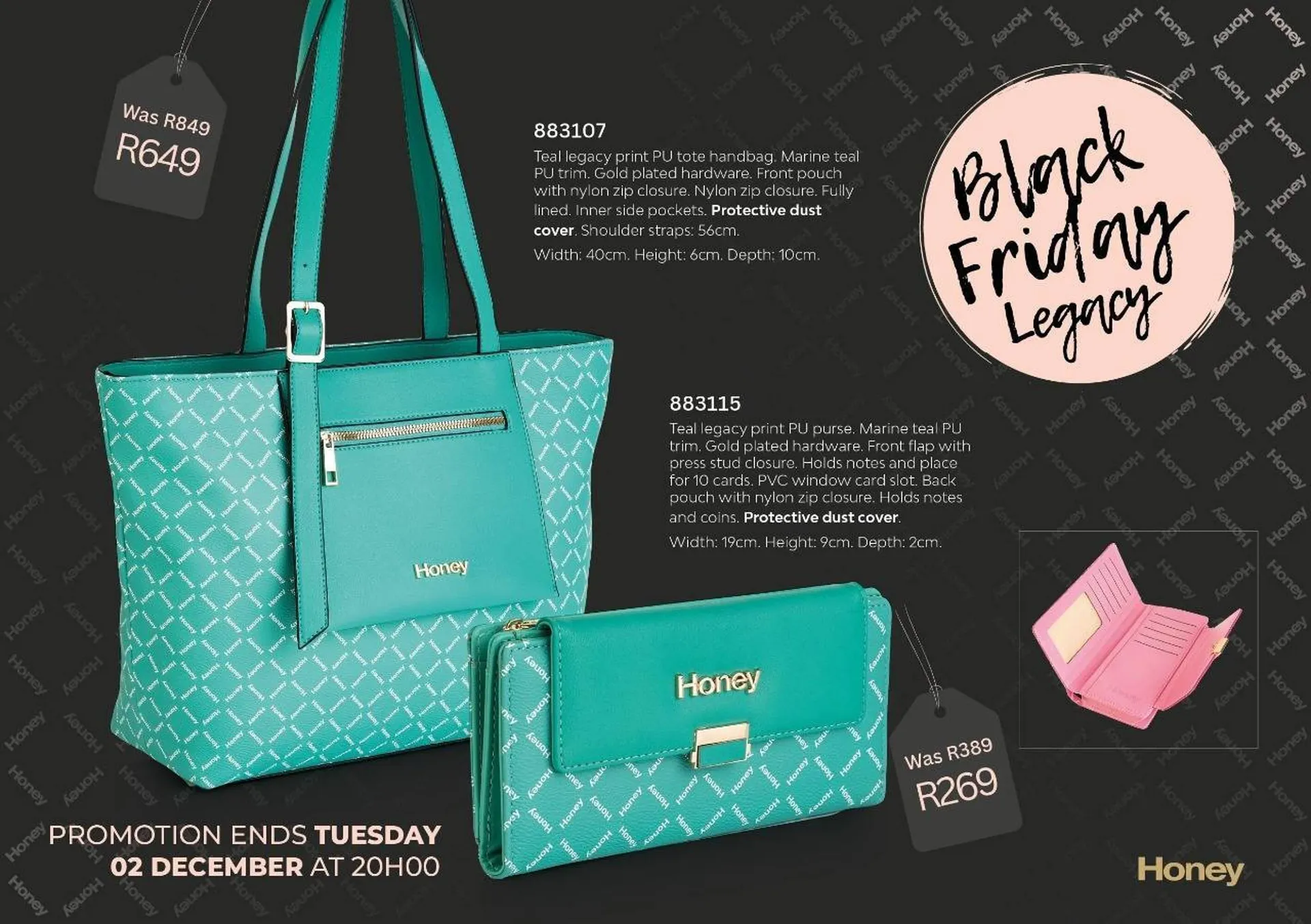 Honey Fashion Accessories catalogue from 28 November to 4 December 2025 - Catalogue Page 2