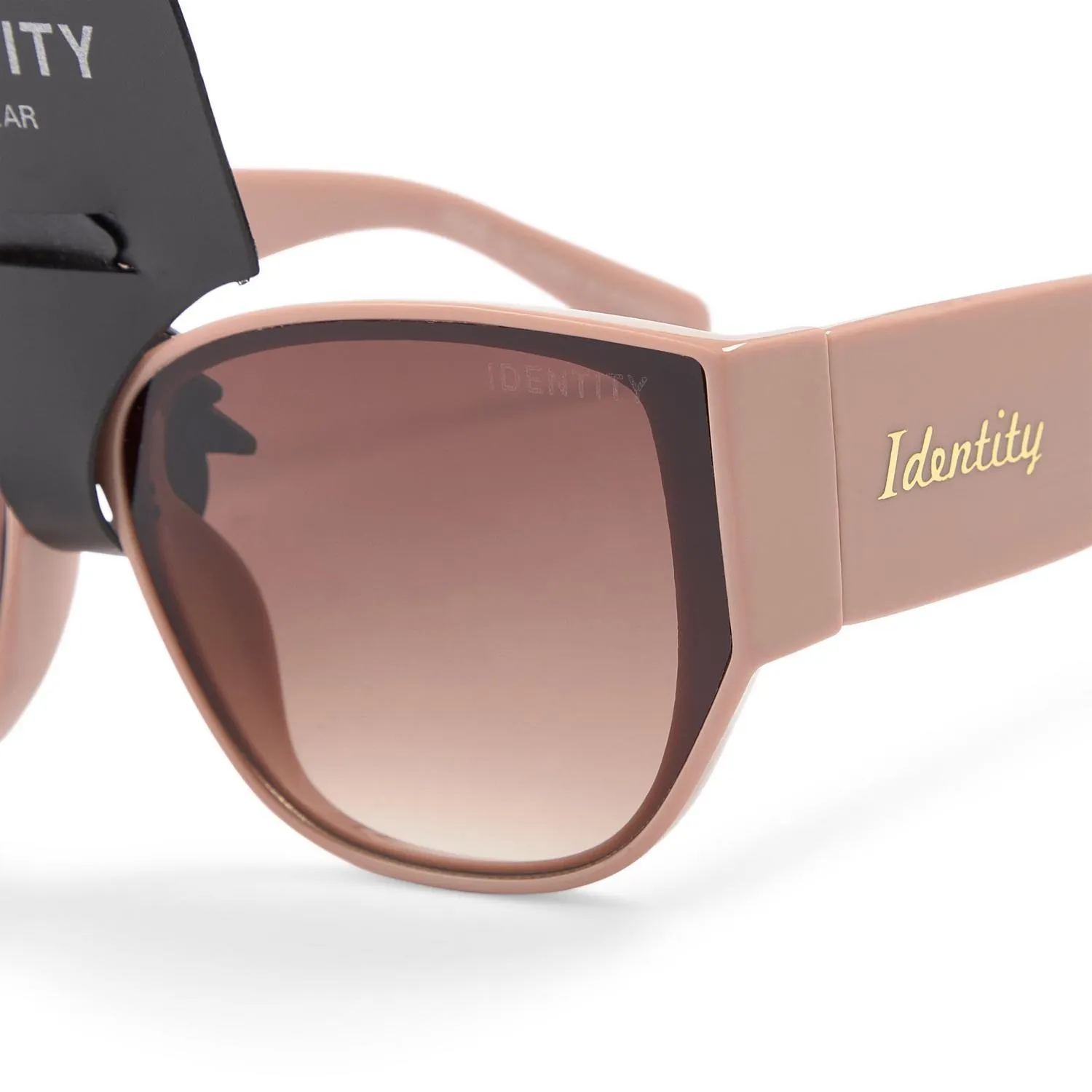 Dusty Pink Rectangle Sunglasses