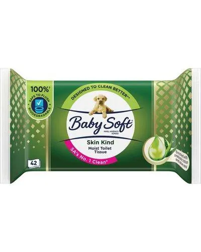 Baby Soft Moist Toilet Tissue Skin Kind (42's)