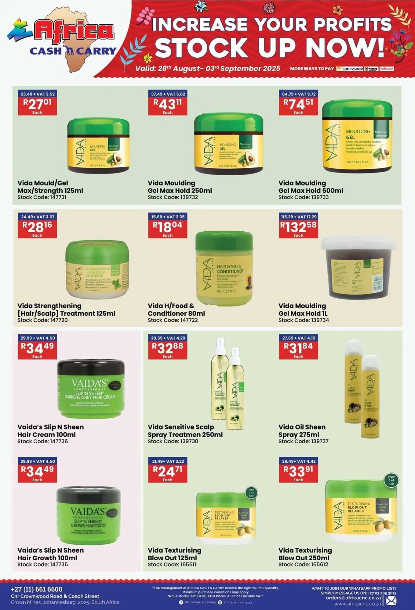 Africa Cash and Carry catalogue from 28 August to 3 September 2025 - Catalogue Page 44