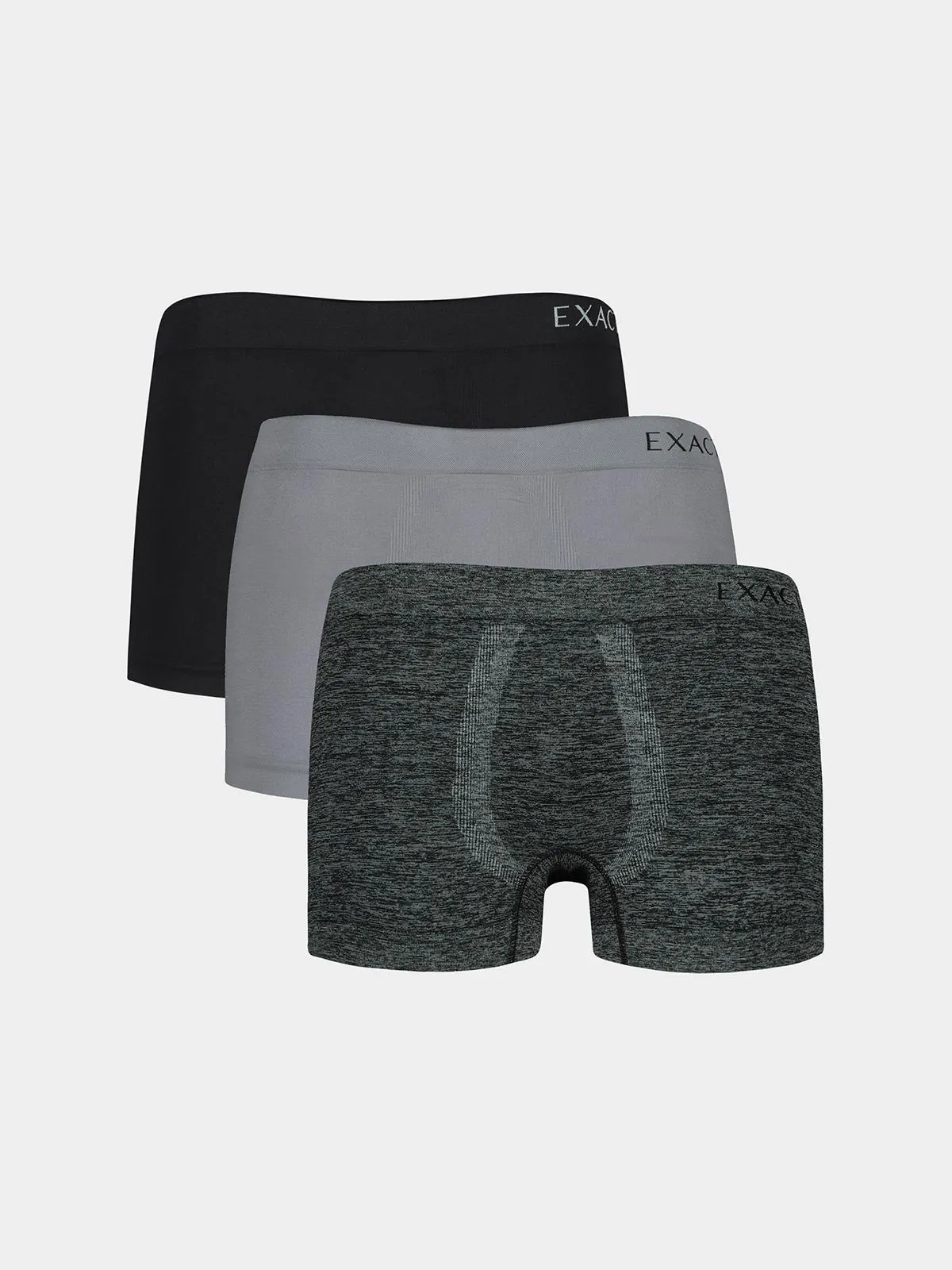 Exact Men's 3-Pack Seamless Trunks