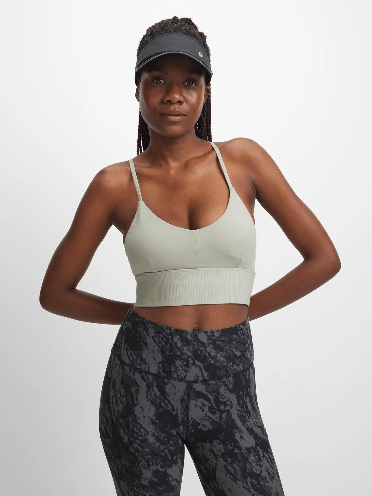 TS Womens Luxe Rib Tea Crop