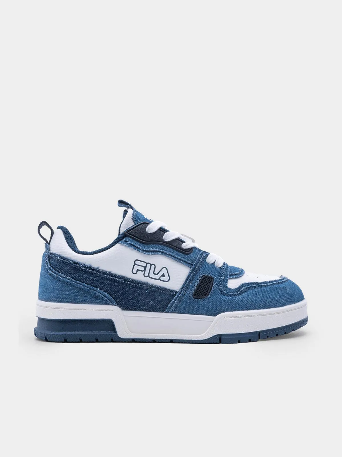 Fila Junior Grade-School Chess Blue/White Sneakers