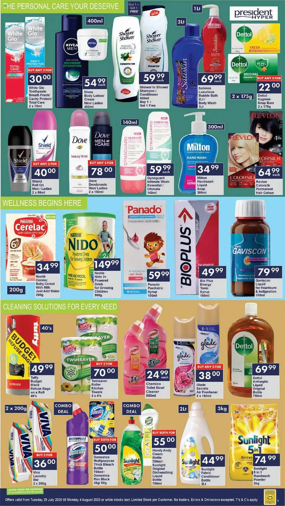 President Hyper catalogue from 29 July to 4 August 2025 - Catalogue Page 5