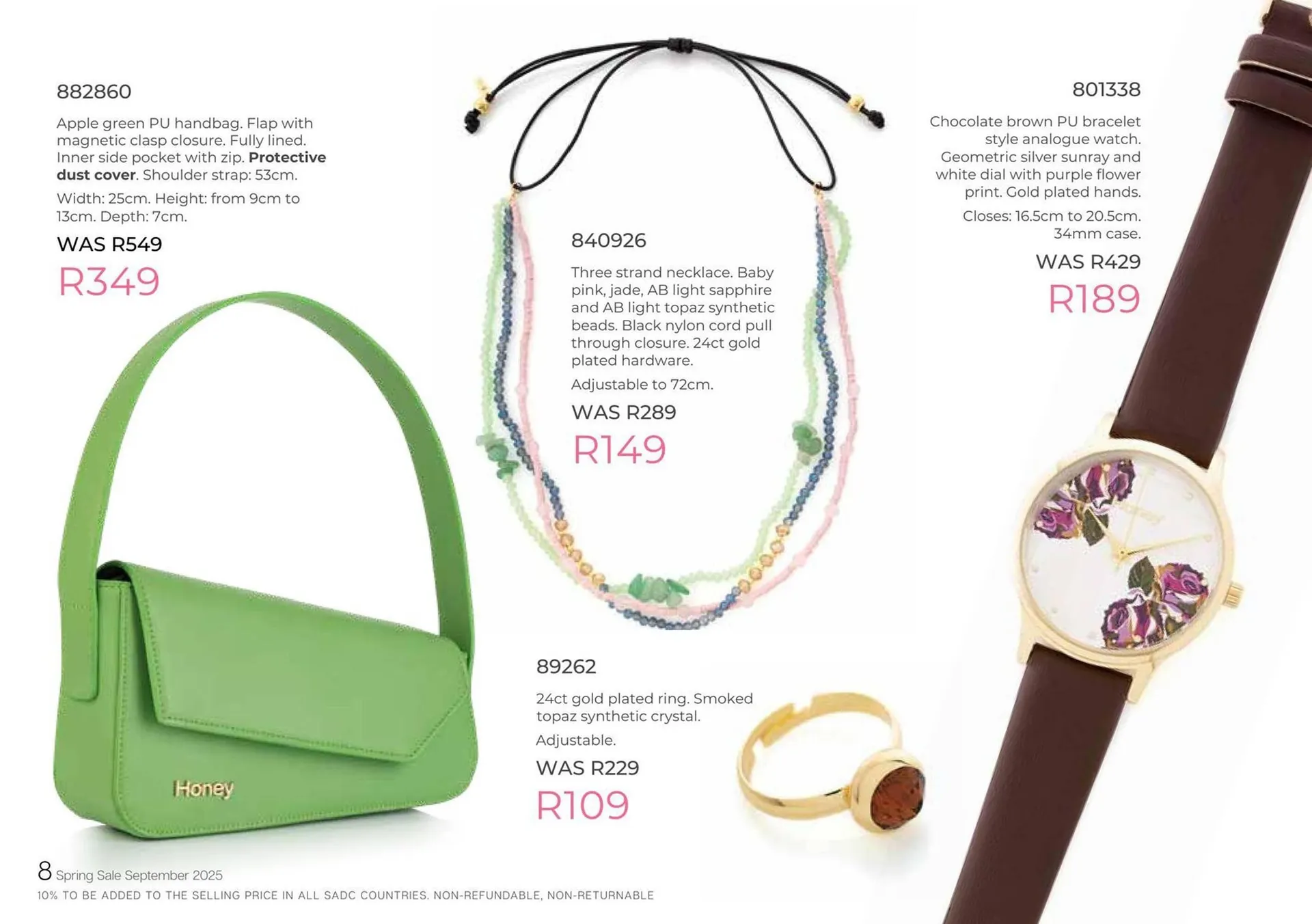 Honey Fashion Accessories catalogue from 3 September to 30 September 2025 - Catalogue Page 10