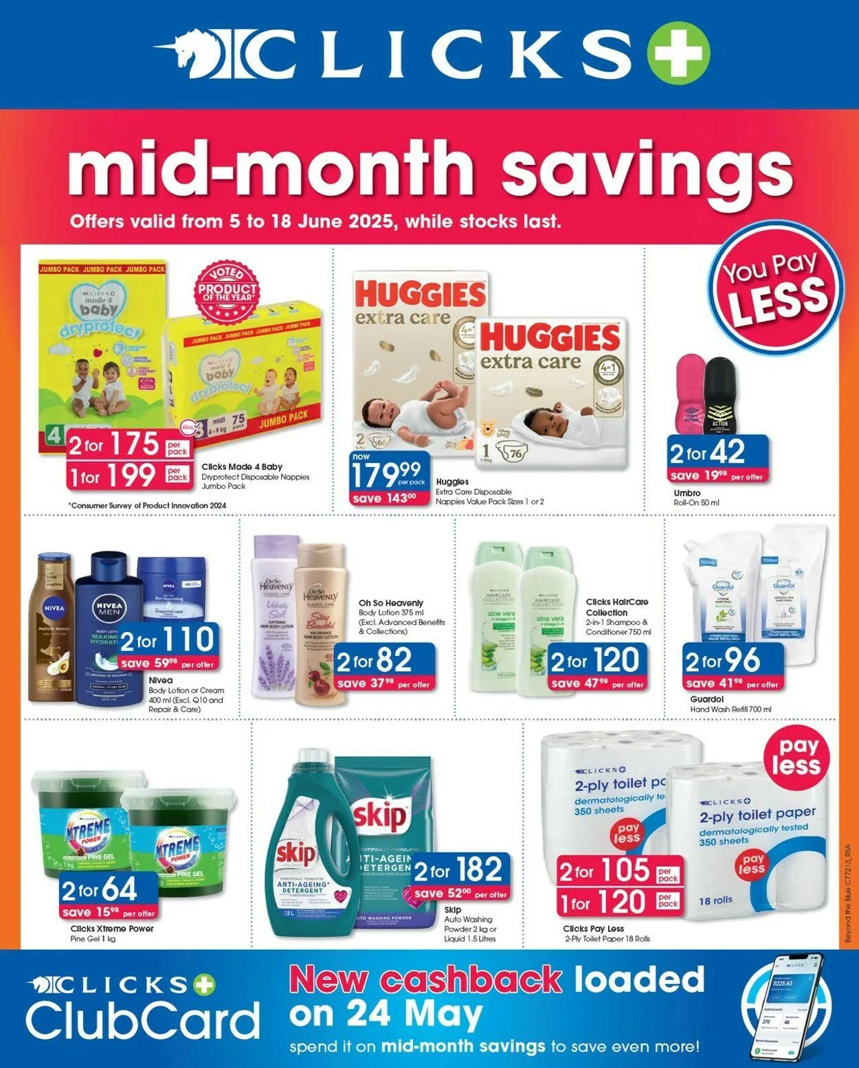 Clicks Current catalogue from 1 July to 15 July 2025 - Catalogue Page 1