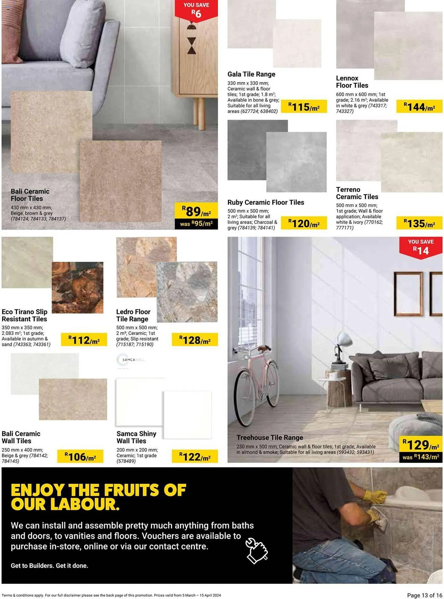 Builders Warehouse catalogue from 5 March to 15 April 2024 - Catalogue Page 12