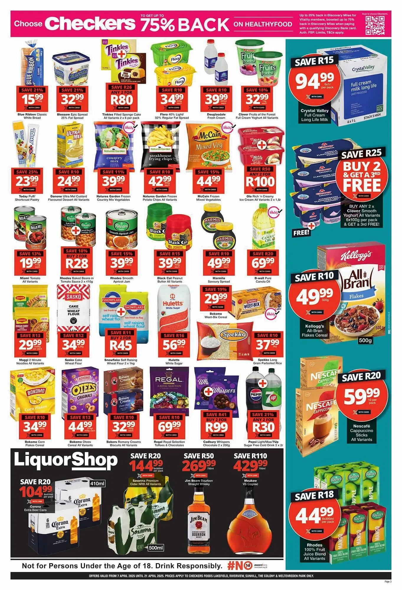 Checkers catalogue from 7 April to 21 April 2025 - Catalogue Page 3