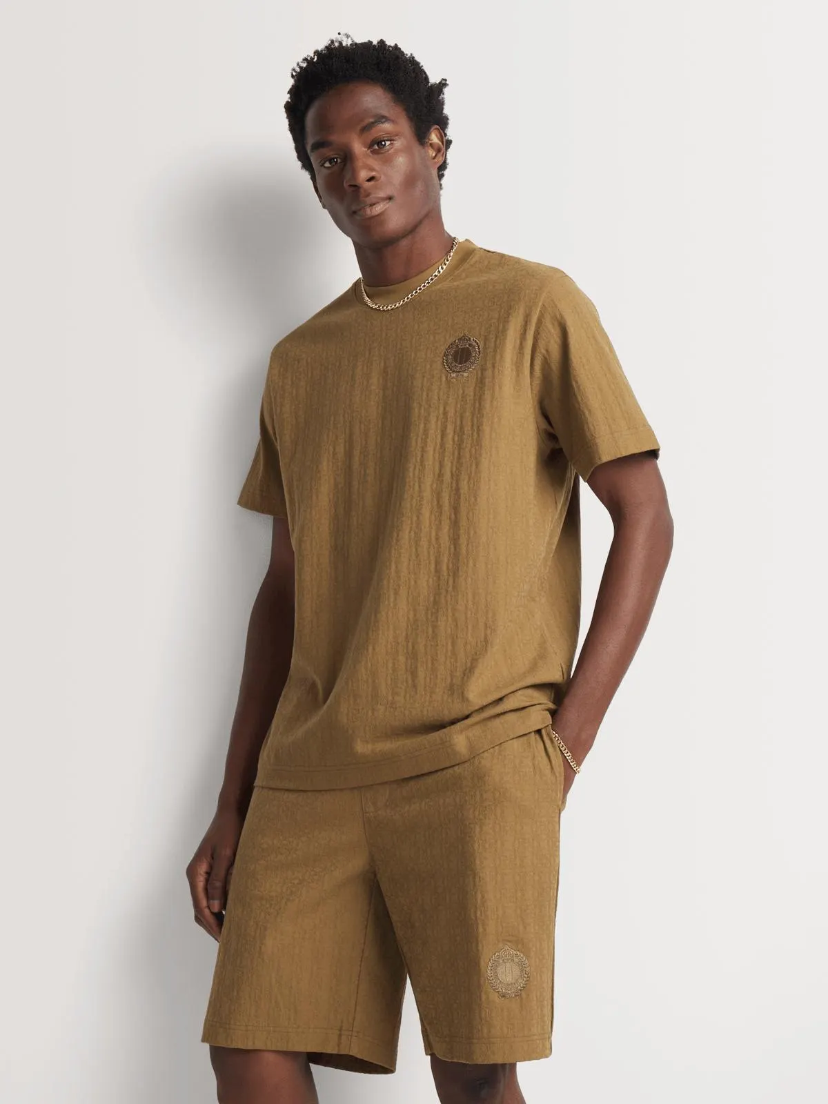 Fabiani Men's Fatigue Jacquard Shorts