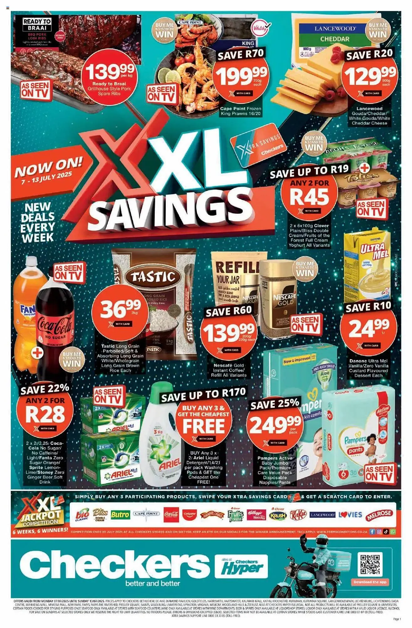 Checkers catalogue from 7 July to 13 July 2025 - Catalogue Page 1