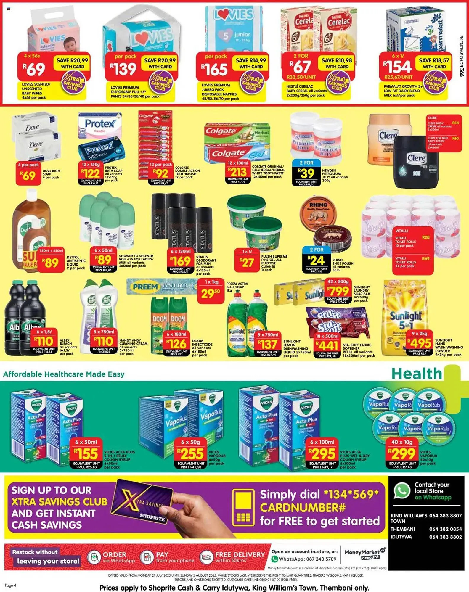 Shoprite catalogue from 21 July to 3 August 2025 - Catalogue Page 4