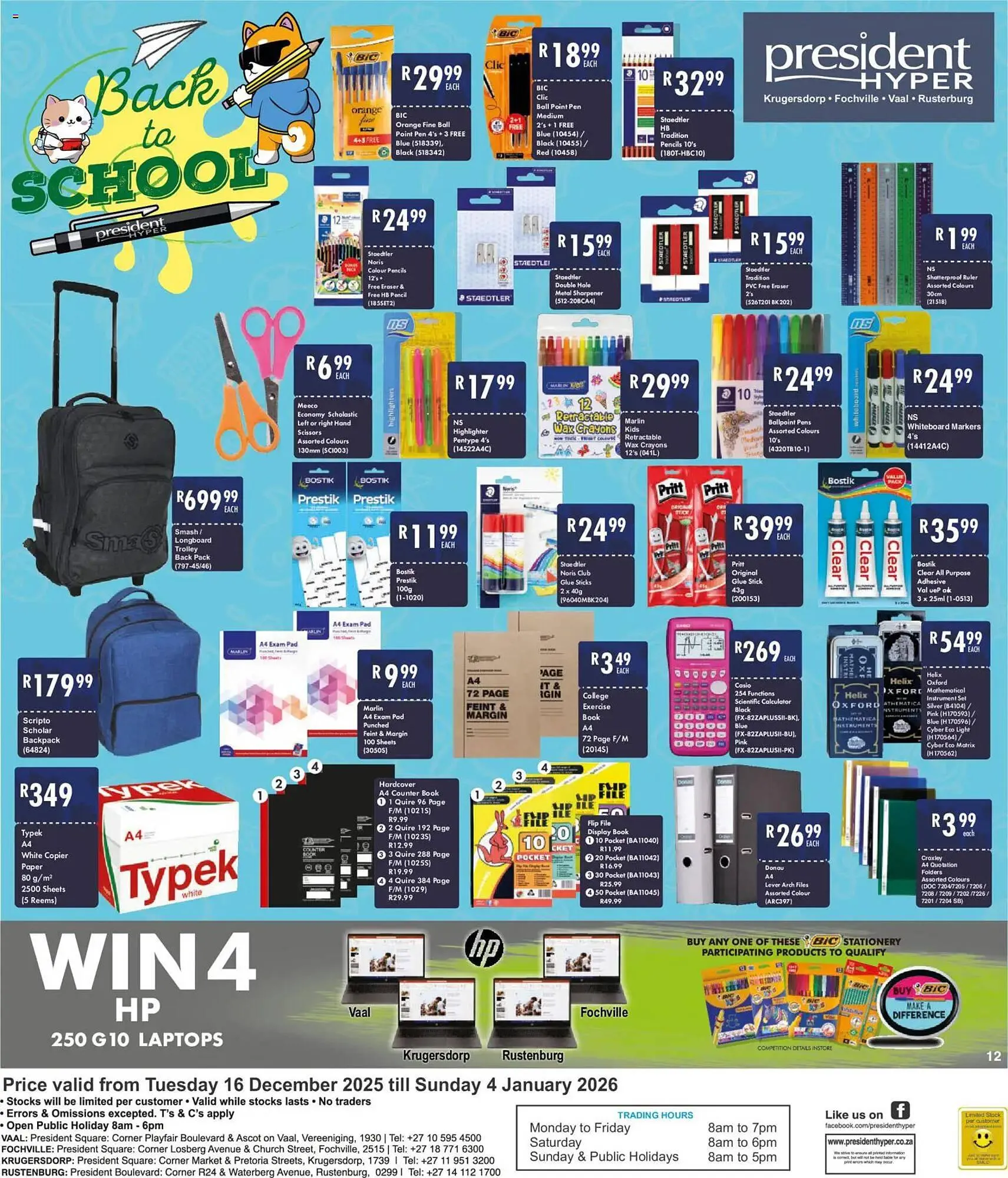 President Hyper catalogue from 16 December to 4 January 2026 - Catalogue Page 10