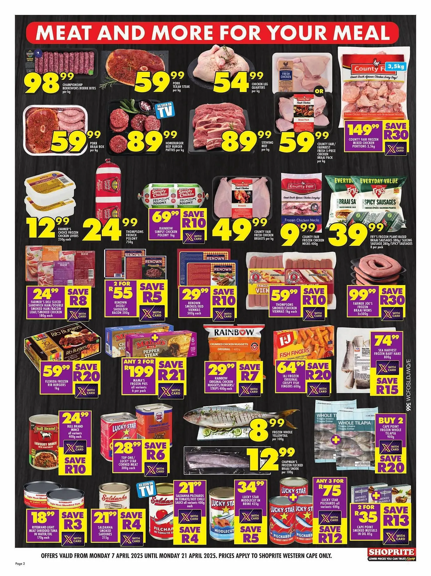Shoprite catalogue from 7 April to 21 April 2025 - Catalogue Page 2