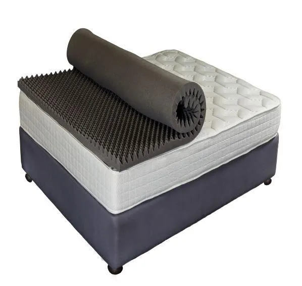 Driftaway Convoluted Foam Mattress Topper GREY - Double