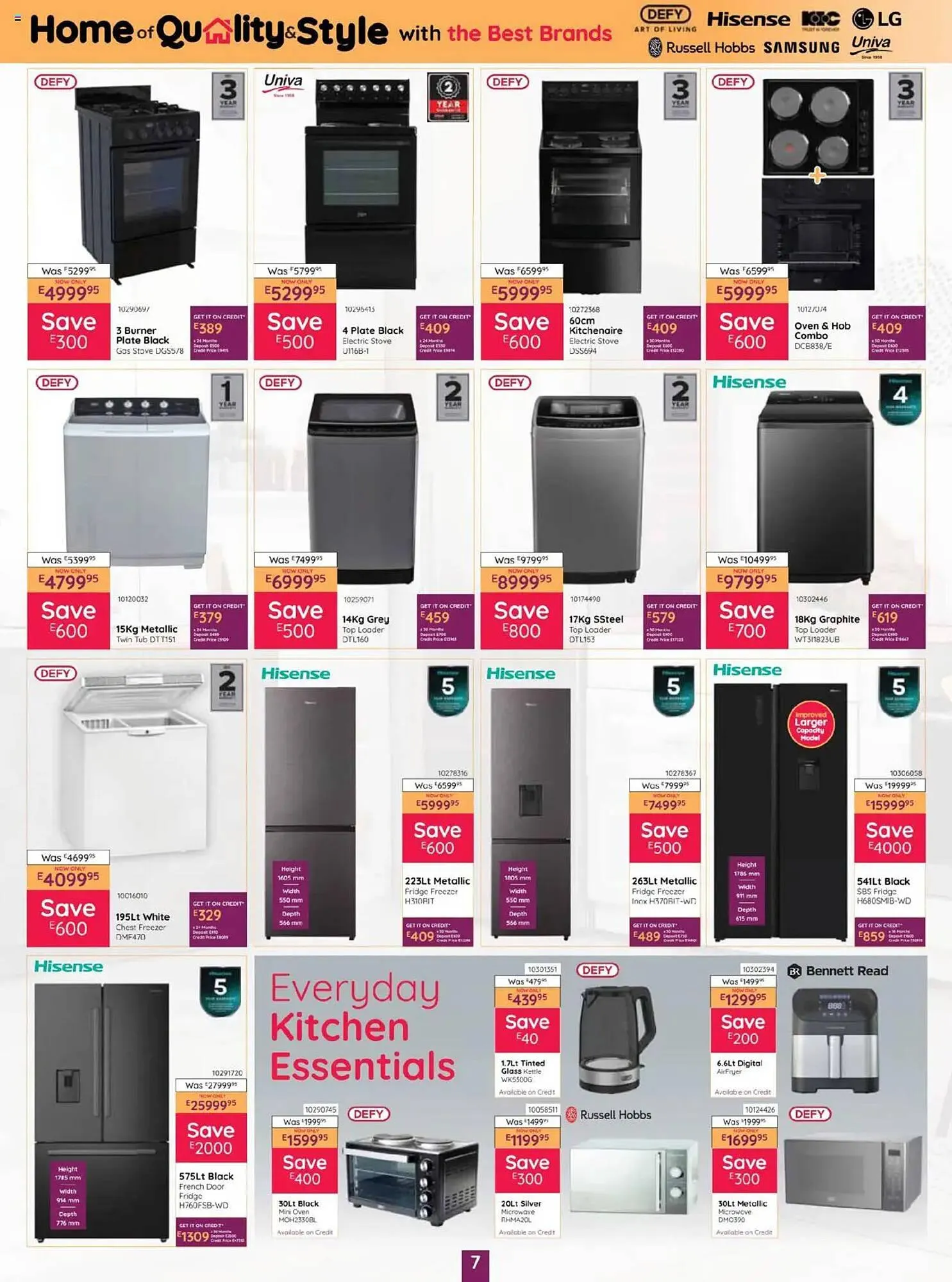Bradlows catalogue from 16 October to 9 November 2025 - Catalogue Page 7