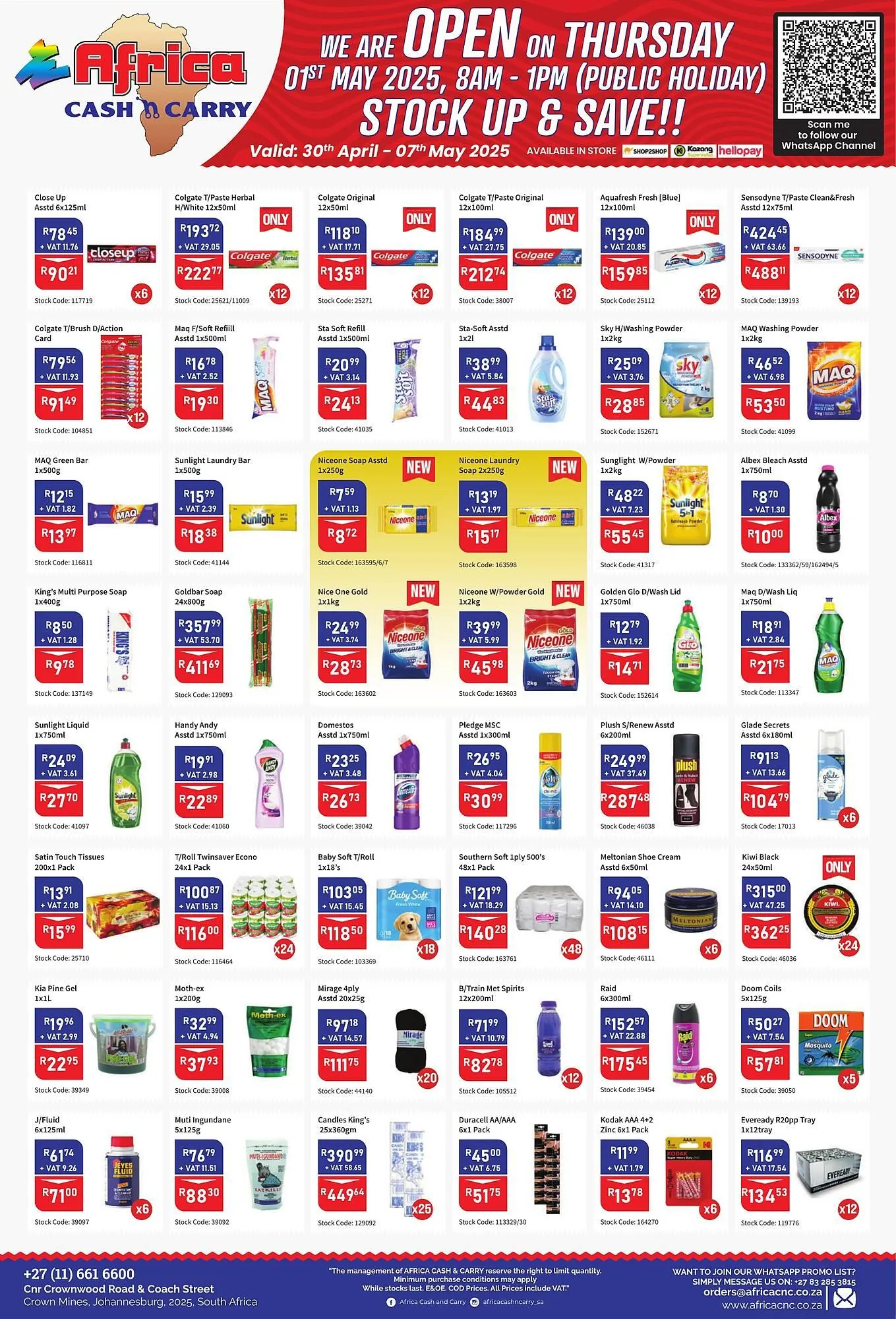 Africa Cash and Carry catalogue from 30 April to 7 May 2025 - Catalogue Page 5