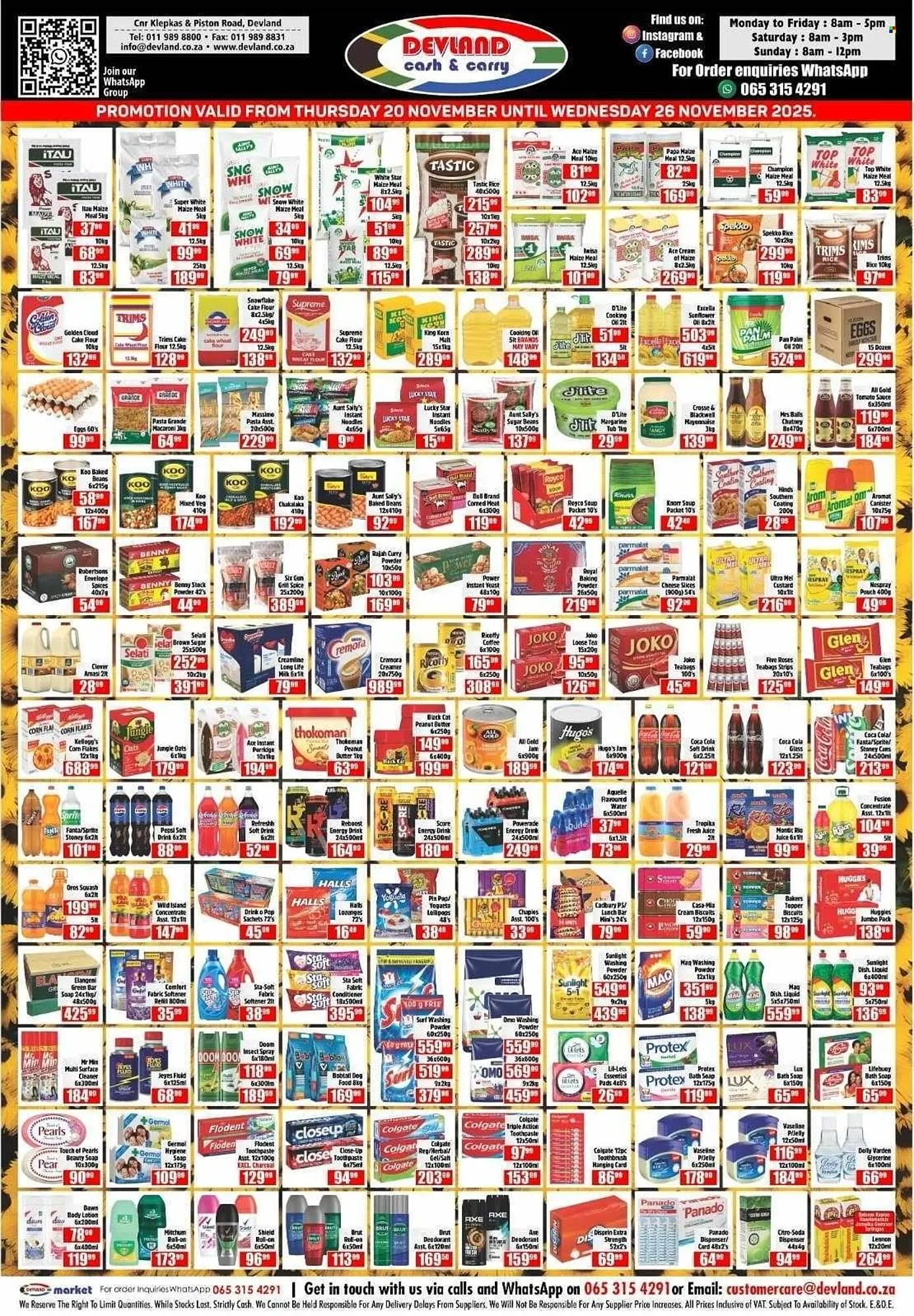 Devland Cash And Carry catalogue from 20 November to 26 November 2025 - Catalogue Page 1