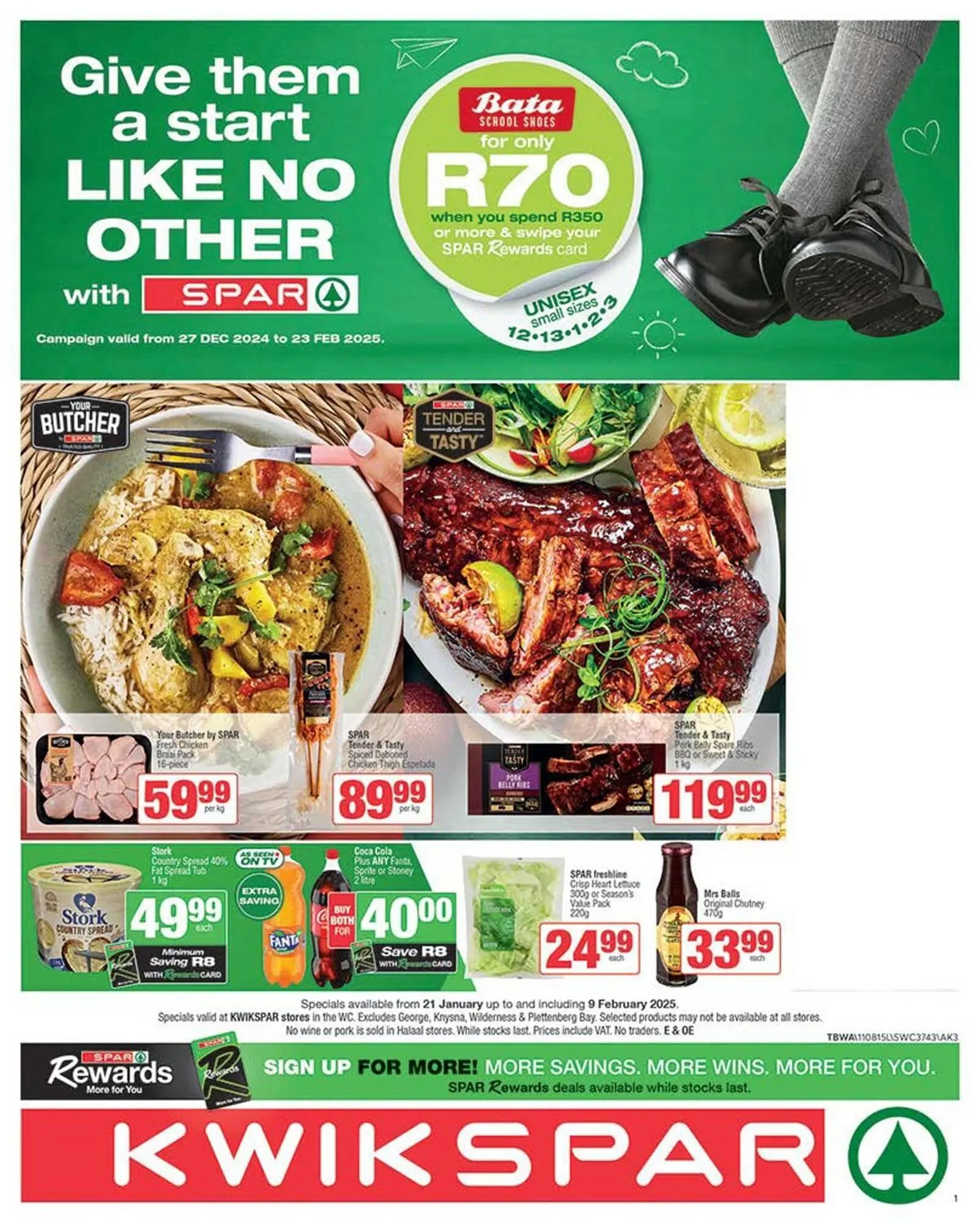 KwikSpar catalogue from 22 January to 9 February 2025 - Catalogue Page 1