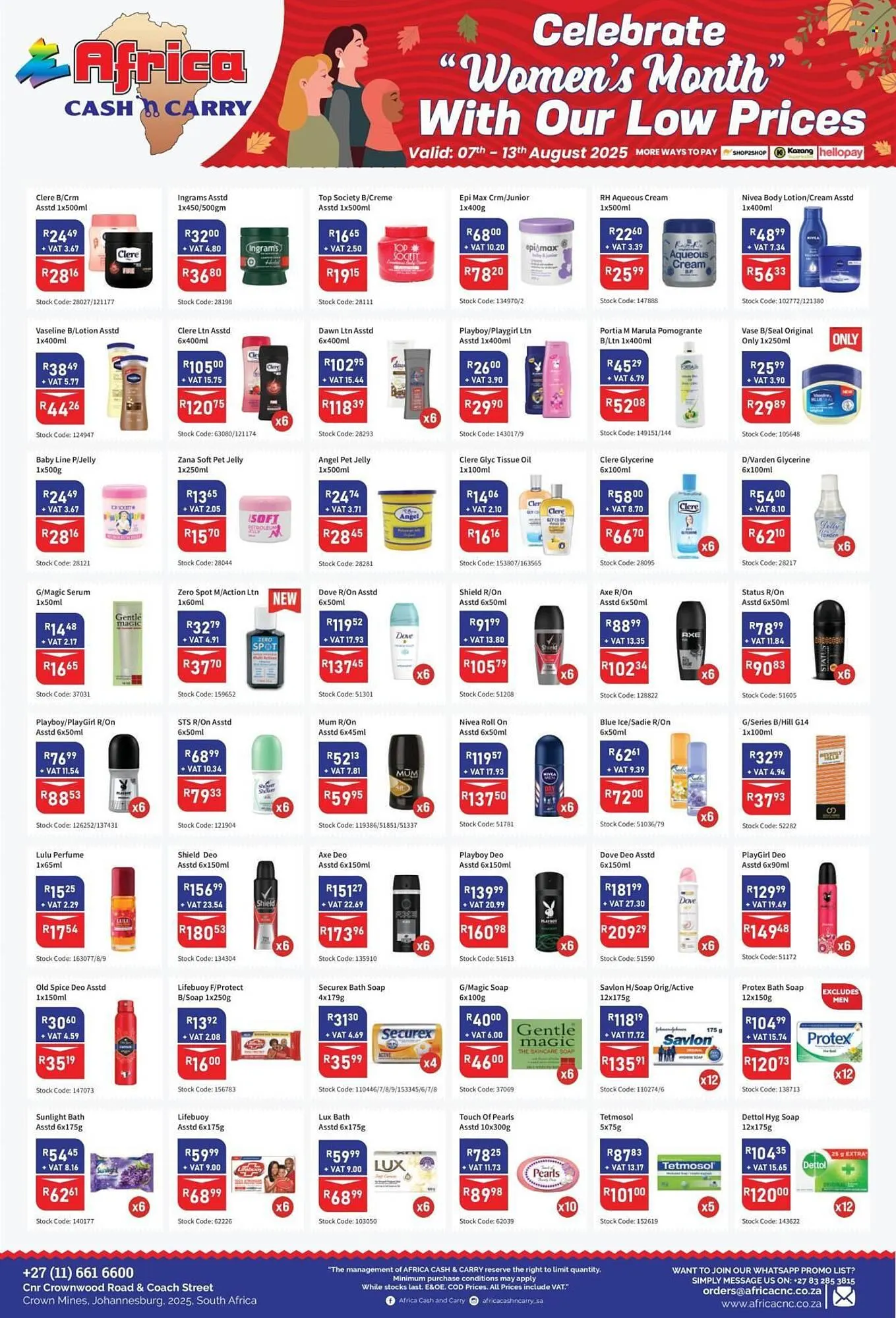 Africa Cash and Carry catalogue from 7 August to 13 August 2025 - Catalogue Page 3
