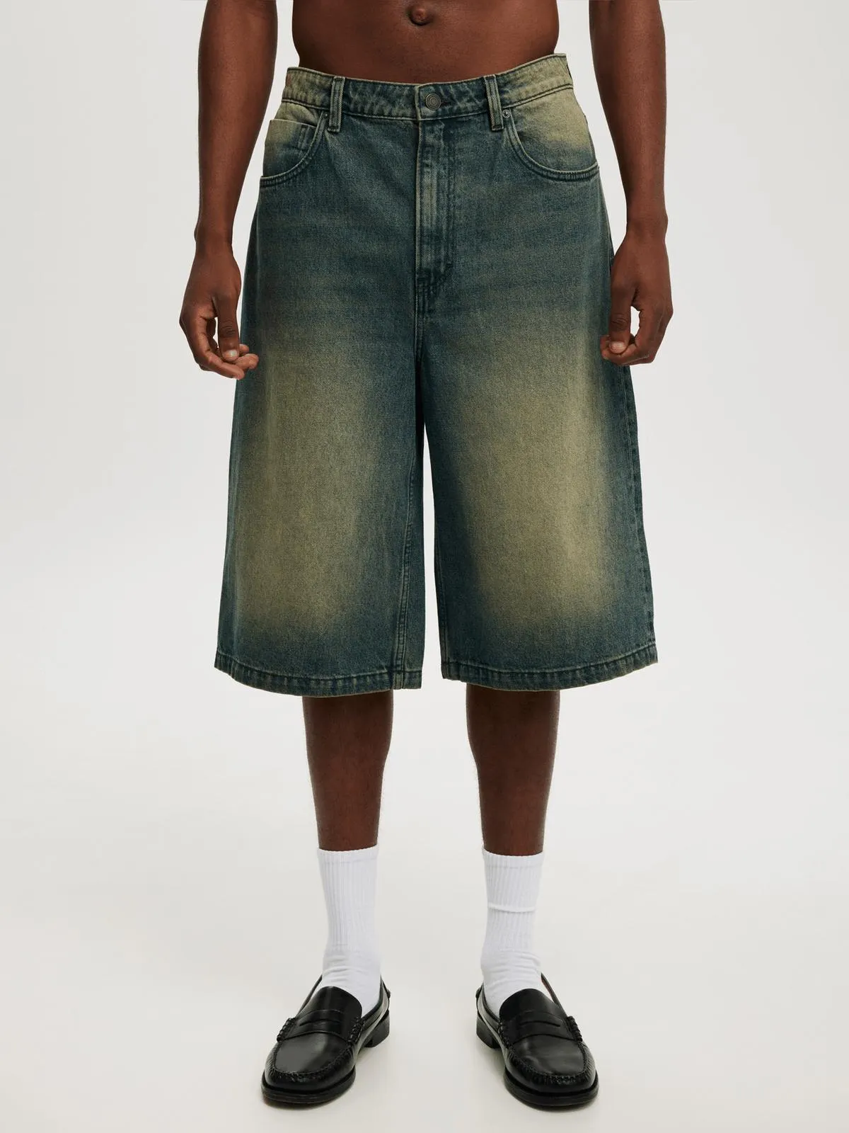 Men's Cotton On Blue Super Baggy Jorts