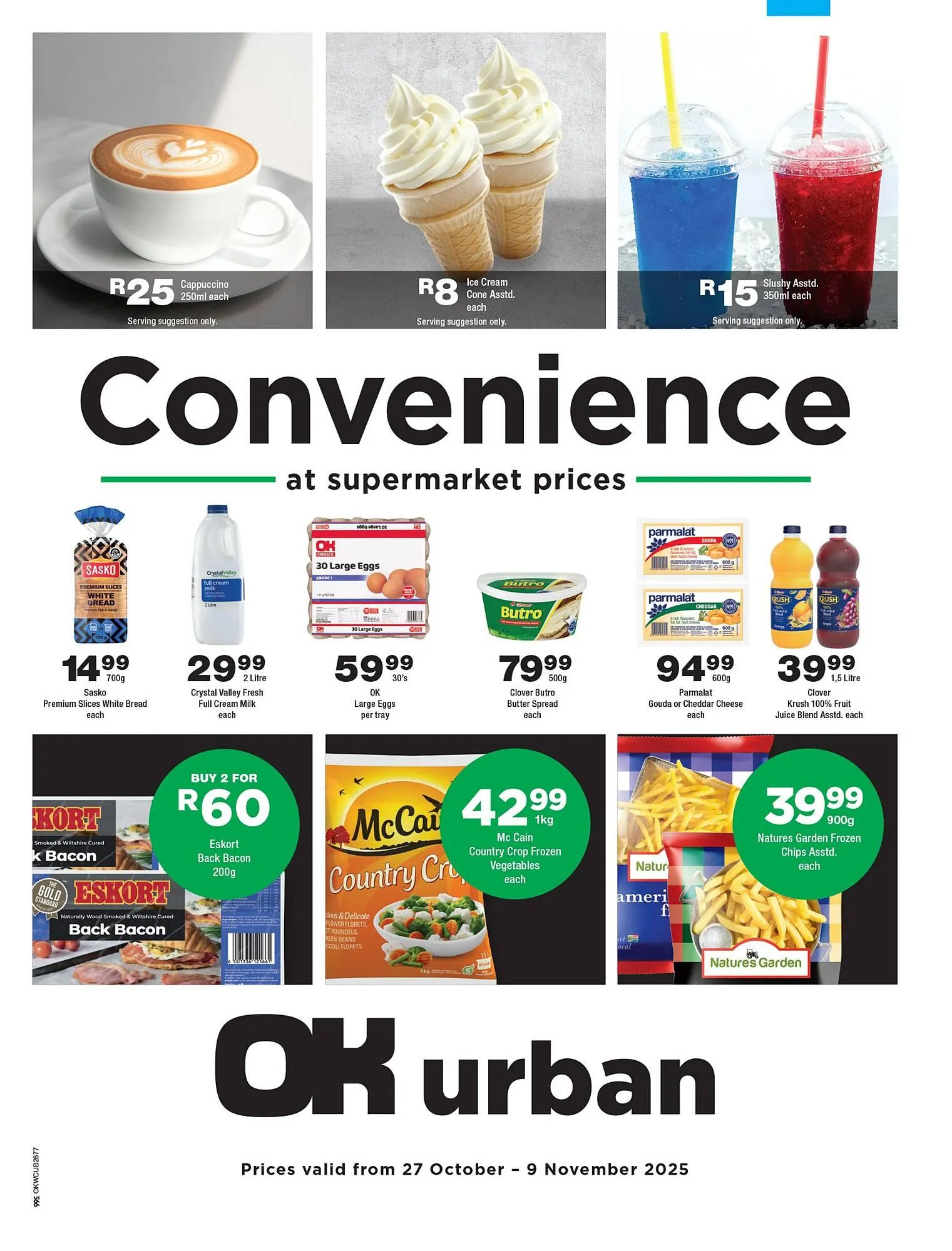 OK Foods catalogue from 27 October to 9 November 2025 - Catalogue Page 1