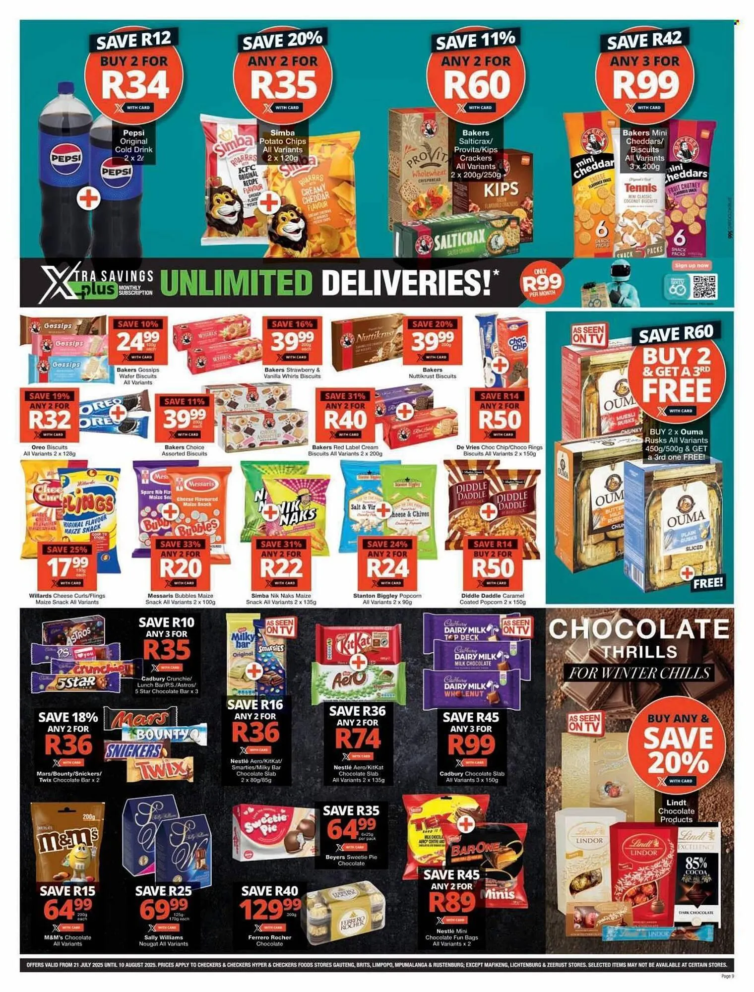 Checkers catalogue from 21 July to 10 August 2025 - Catalogue Page 9