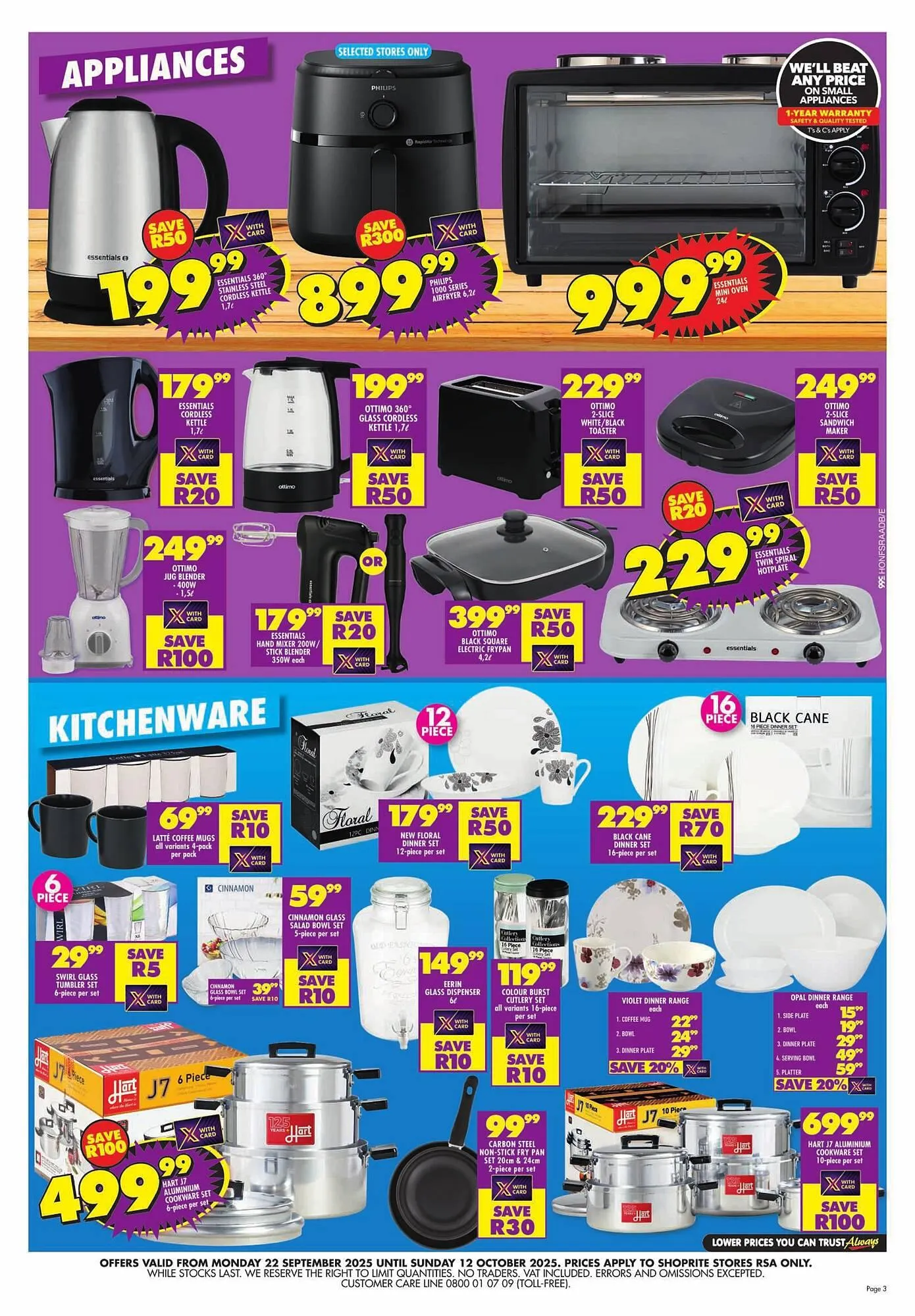 Shoprite catalogue from 22 September to 12 October 2025 - Catalogue Page 3