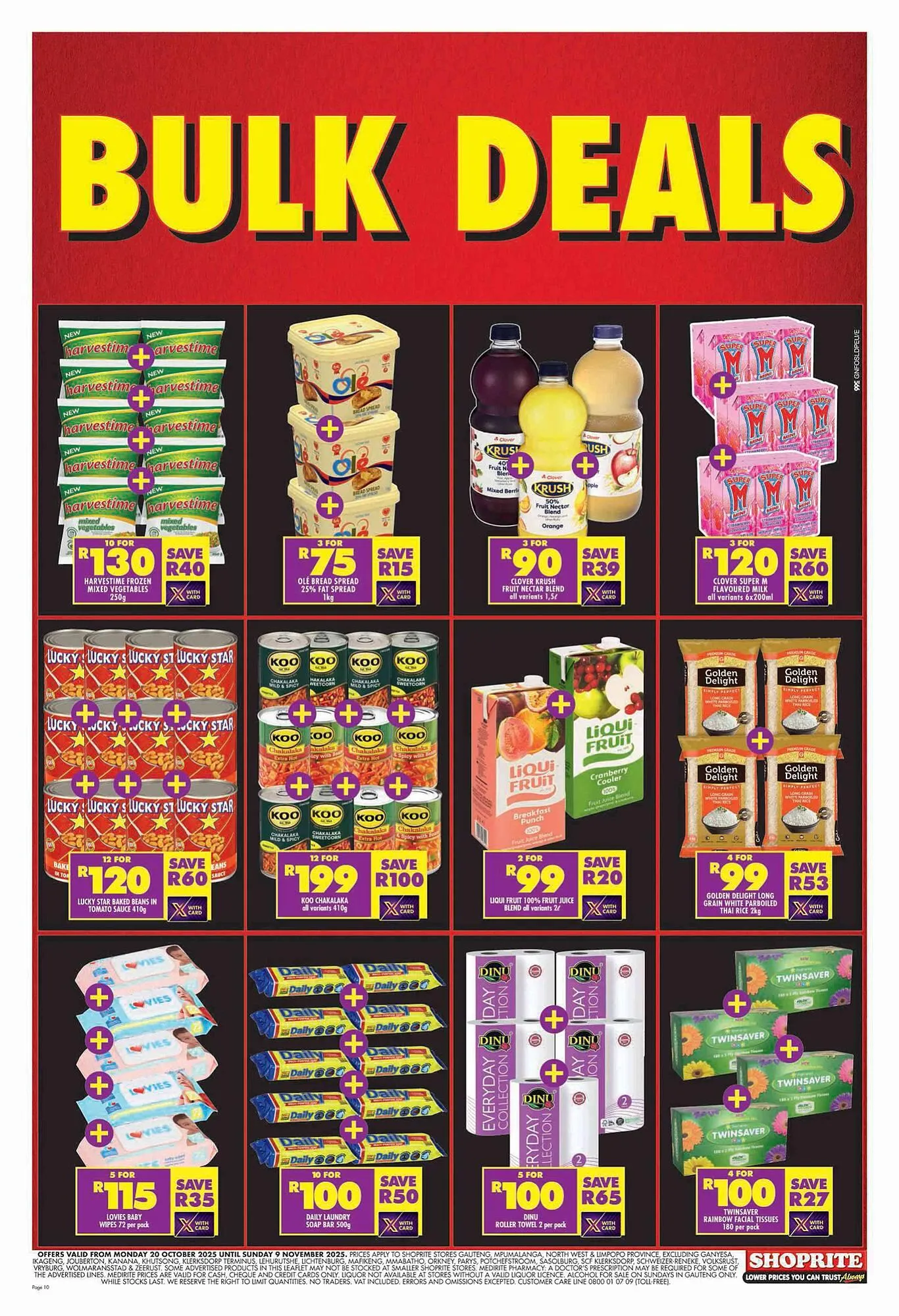 Shoprite catalogue from 20 October to 9 November 2025 - Catalogue Page 10