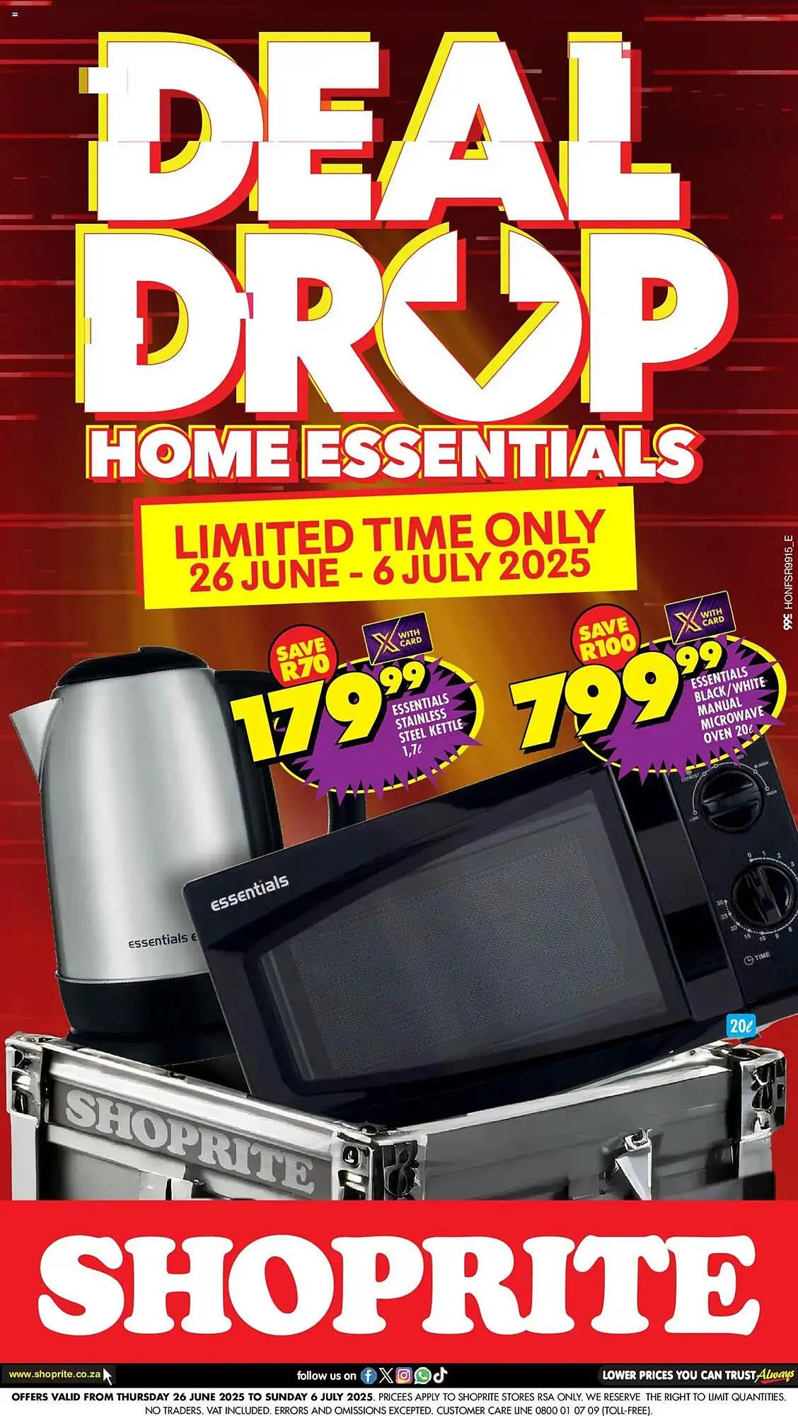 Shoprite catalogue from 26 June to 6 July 2025 - Catalogue Page 1