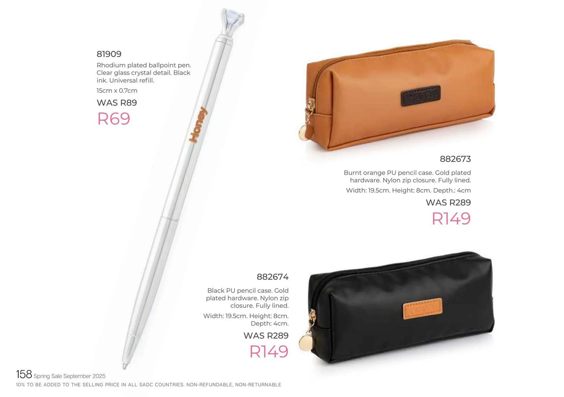 Honey Fashion Accessories catalogue from 3 September to 30 September 2025 - Catalogue Page 160