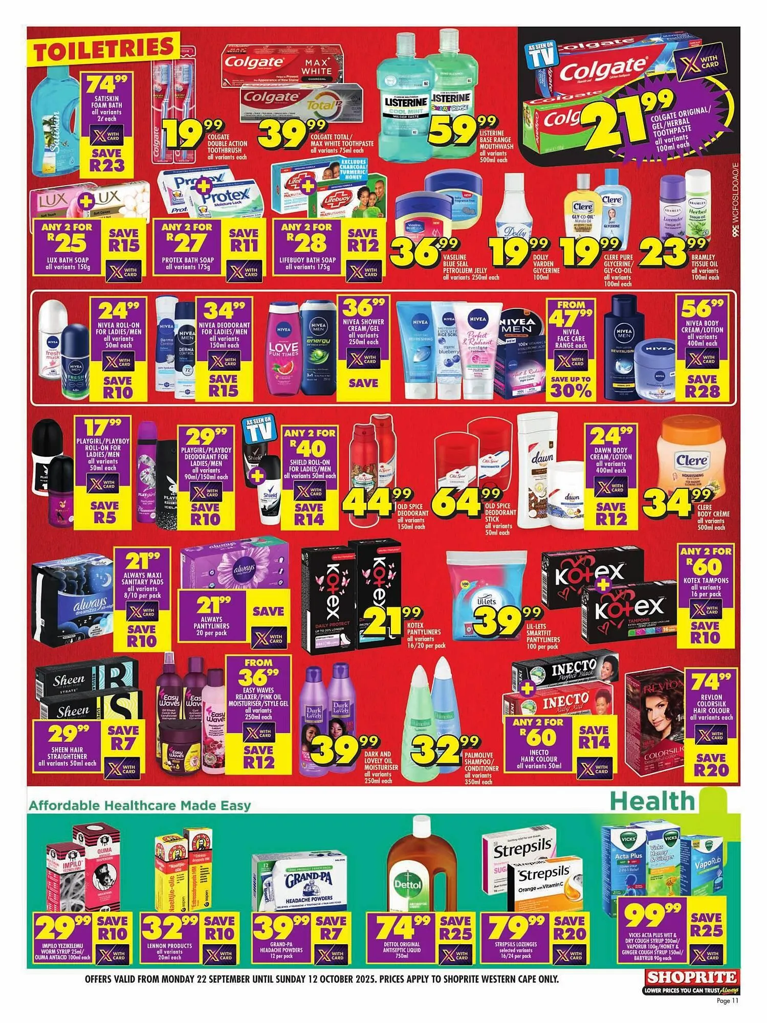 Shoprite catalogue from 22 September to 12 October 2025 - Catalogue Page 11