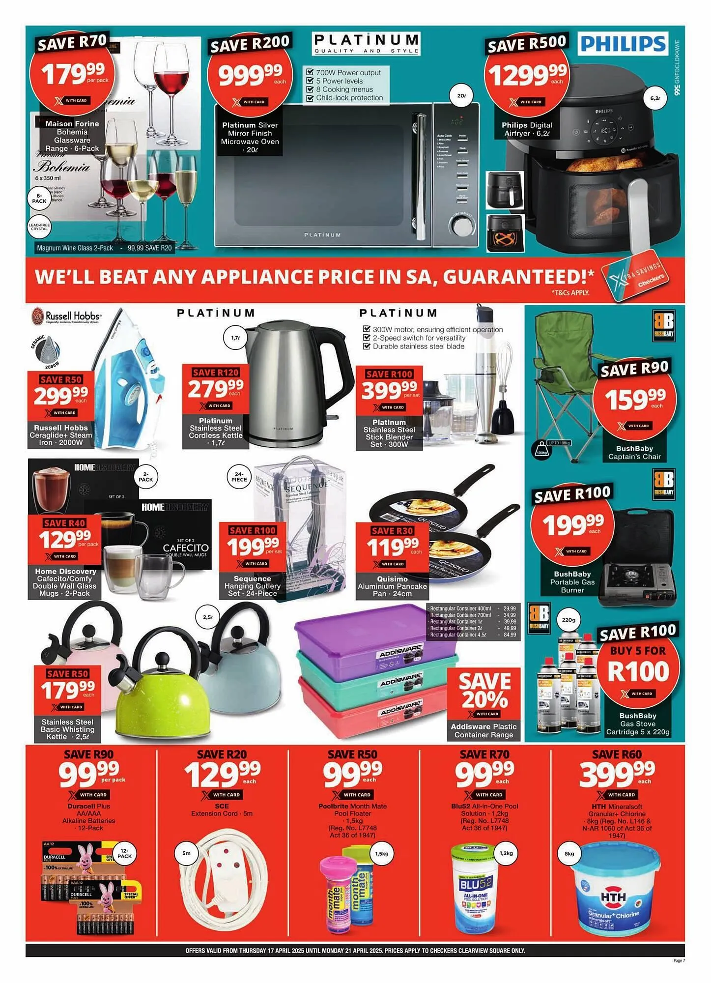 Checkers catalogue from 17 April to 21 April 2025 - Catalogue Page 7