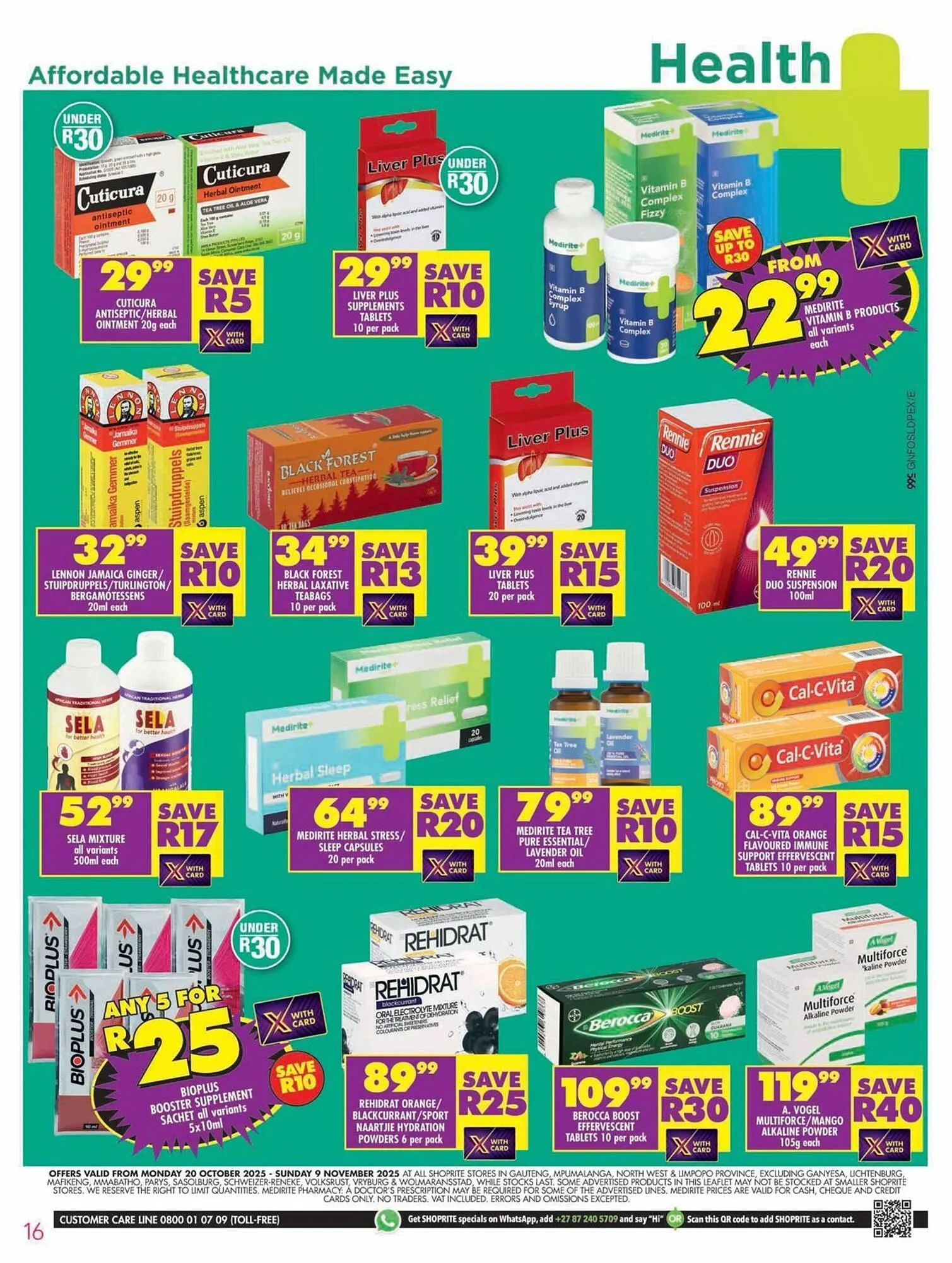 Shoprite catalogue from 20 November to 9 December 2025 - Catalogue Page 16