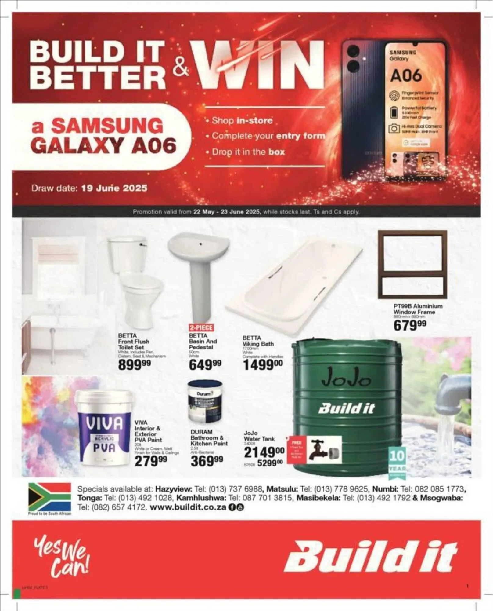 Build It catalogue from 18 June to 23 June 2025 - Catalogue Page 1