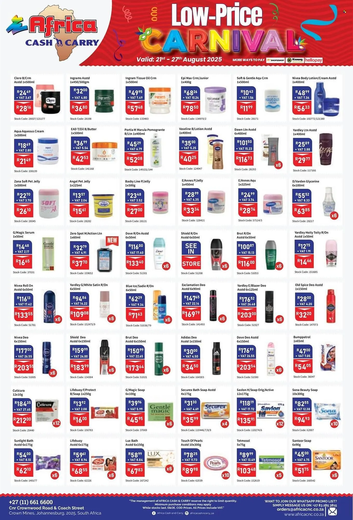 Africa Cash and Carry catalogue from 21 August to 27 August 2025 - Catalogue Page 3