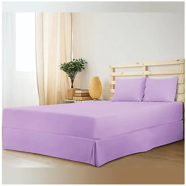 PC Micro Fibre 152cm Queen Easyfit Set - Lilac