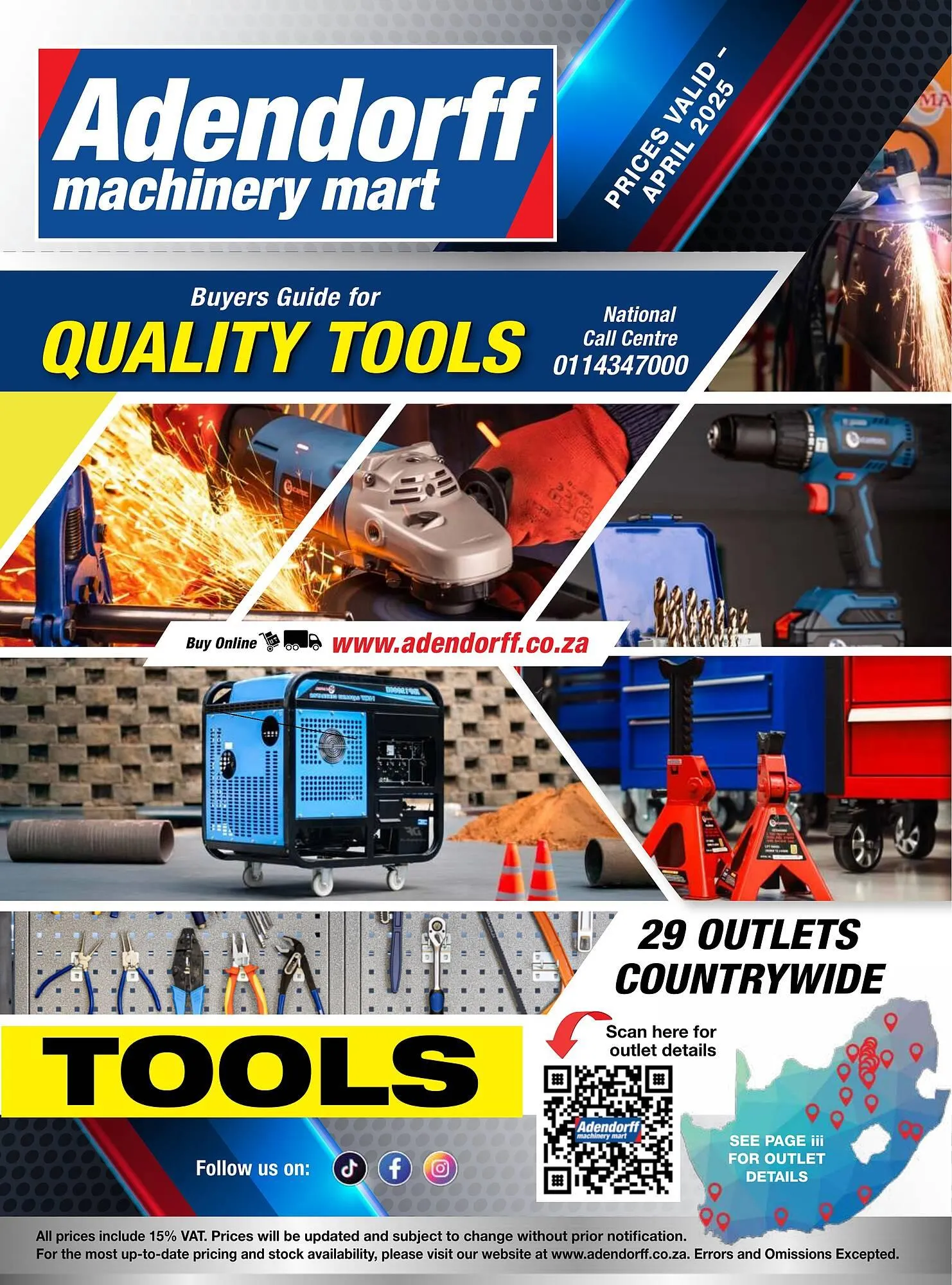 Adendorff Machinery Mart catalogue from 1 April to 30 April 2025 - Catalogue Page 1