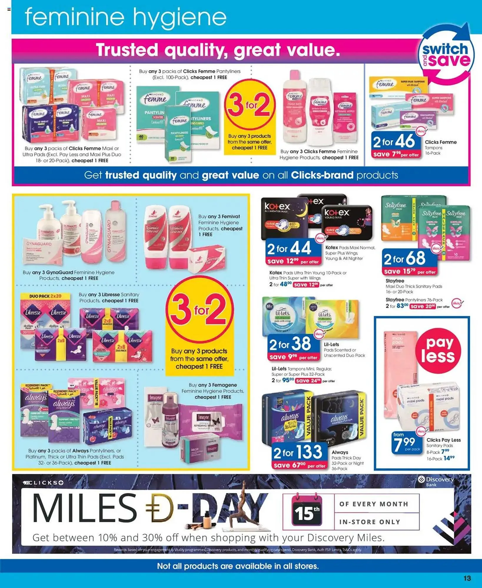 Clicks catalogue from 20 March to 9 April 2025 - Catalogue Page 13