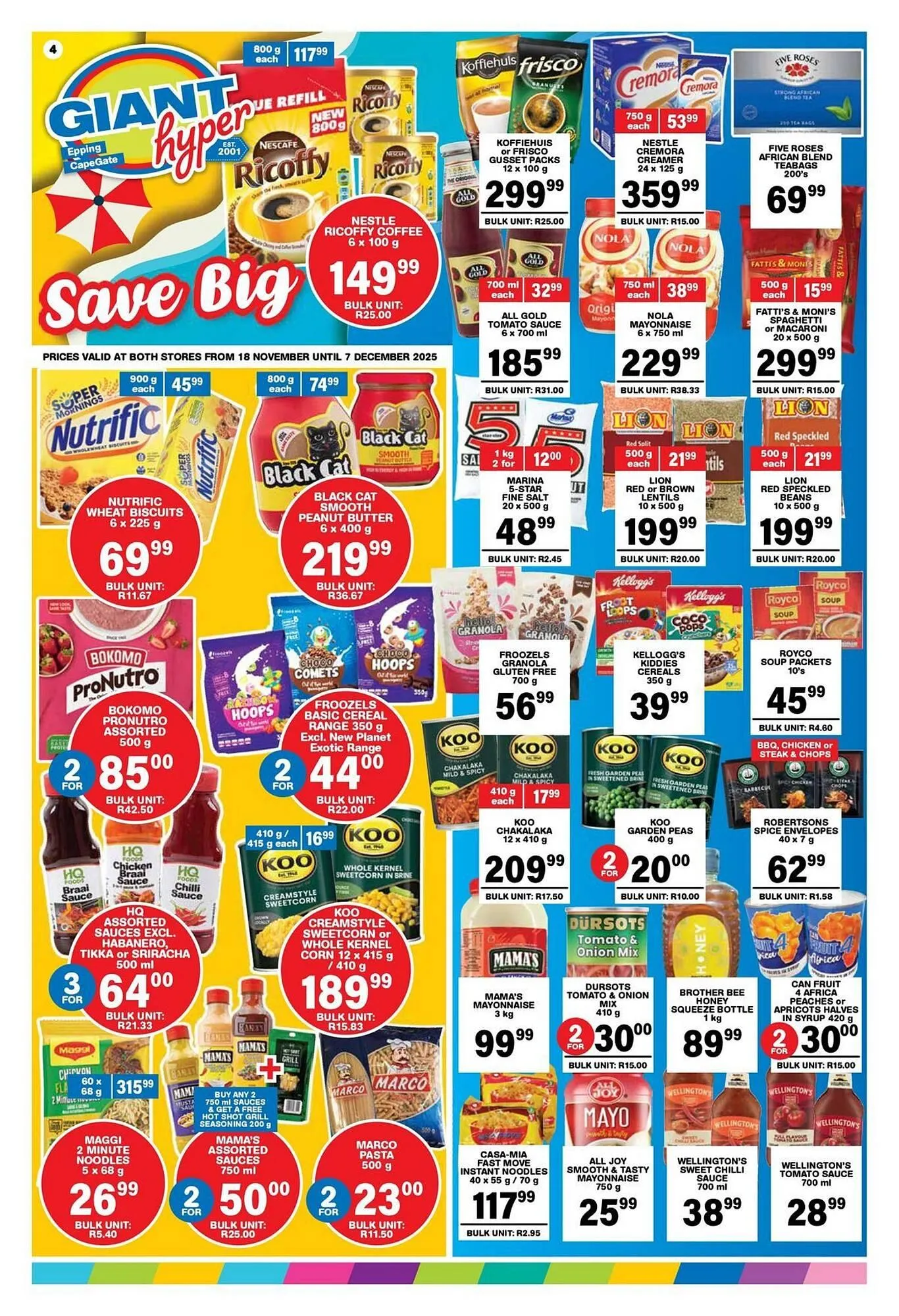 Giant Hyper catalogue from 18 November to 7 December 2025 - Catalogue Page 4