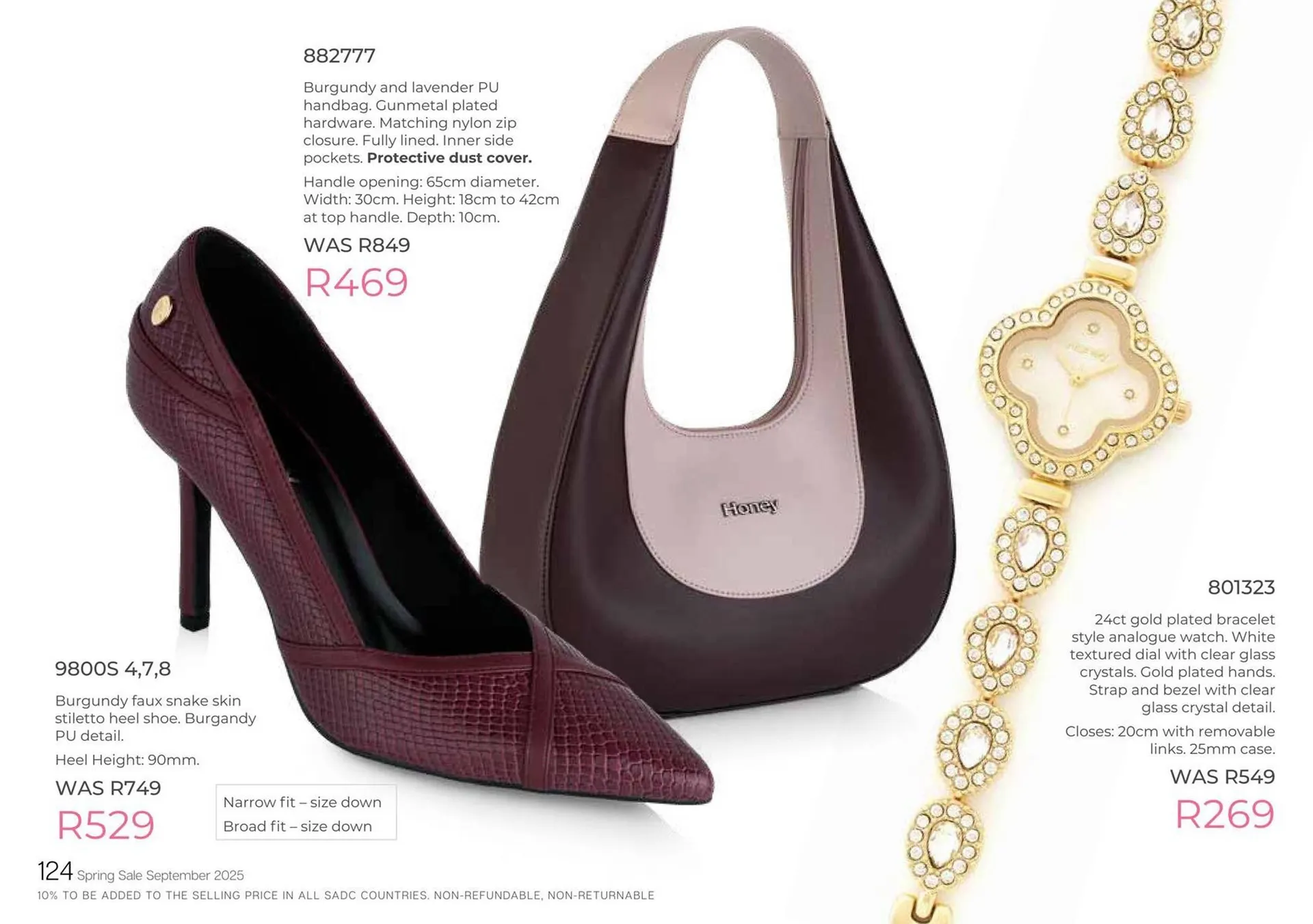 Honey Fashion Accessories catalogue from 3 September to 30 September 2025 - Catalogue Page 126